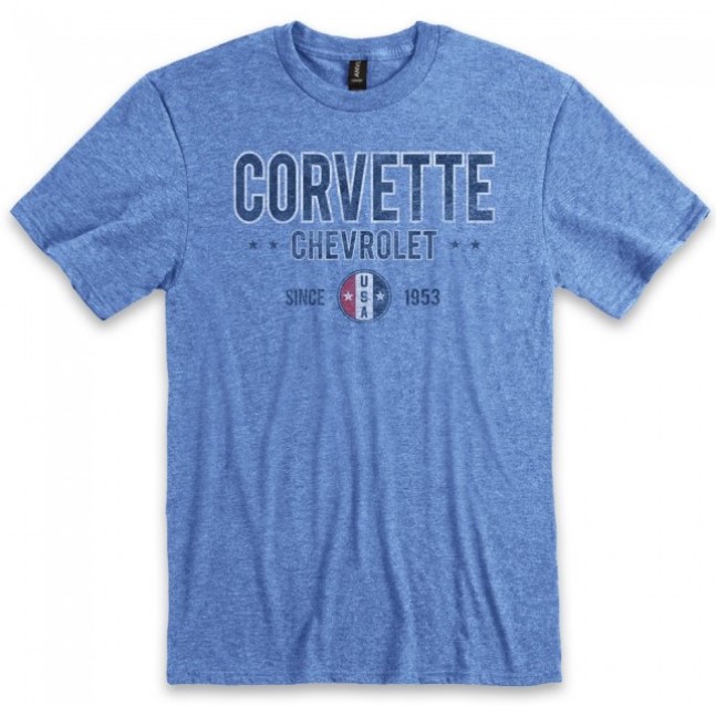 1953-2023 Chevrolet Corvette USA Vintage Tee - Choose Size - Auto Accessories Of America