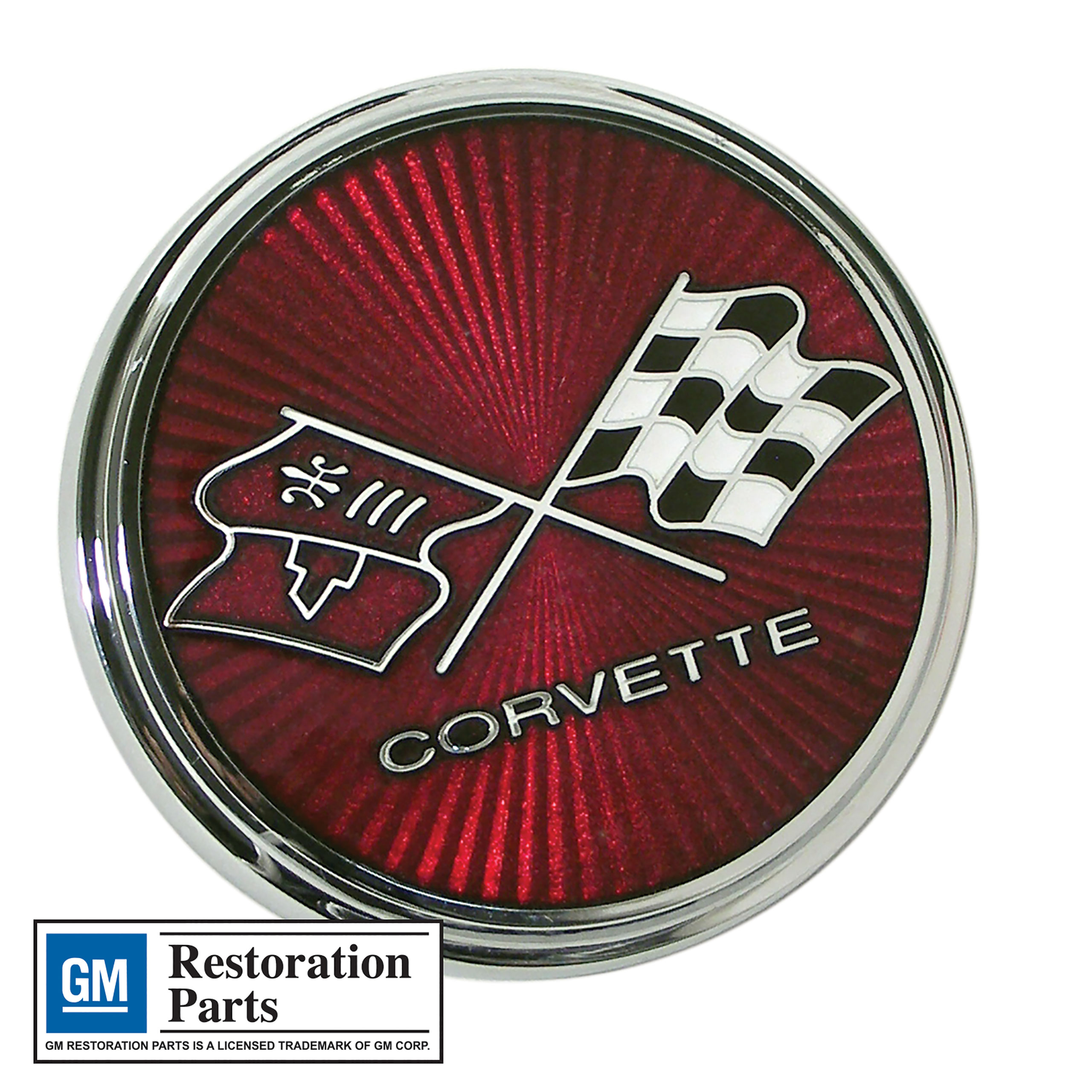 C3 1975-1976 Chevrolet Corvette Emblem. Nose (Trim Parts) - Trim Parts