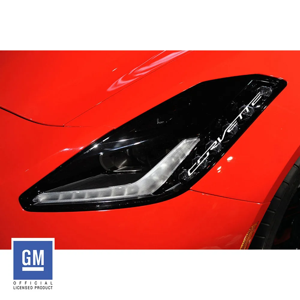 C7 2014-2019 Chevrolet Corvette Headlight Viny Decals - Choose Color & Finish - CA
