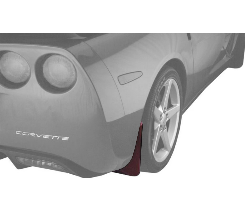 C6 20052013 Chevrolet Corvette Custom Painted Molded Splash Guard Set