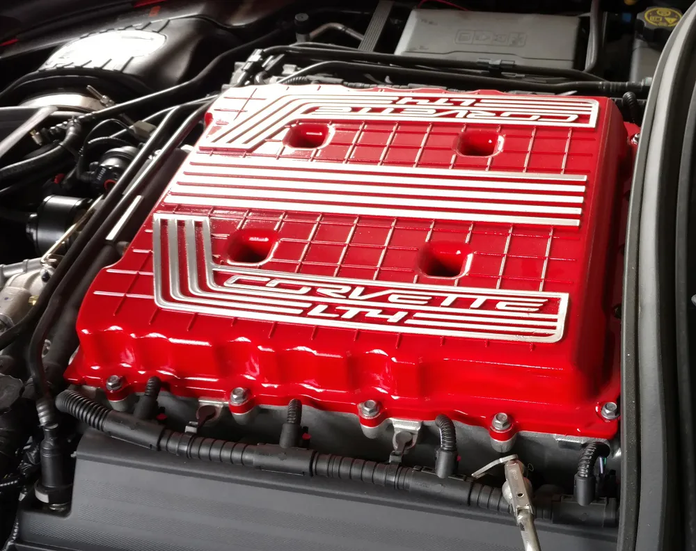 C7 2014-2019 Chevrolet Corvette Custom Painted 2017 Style Supercharger Cover With Or Without Brushed Metal Script - General Motors