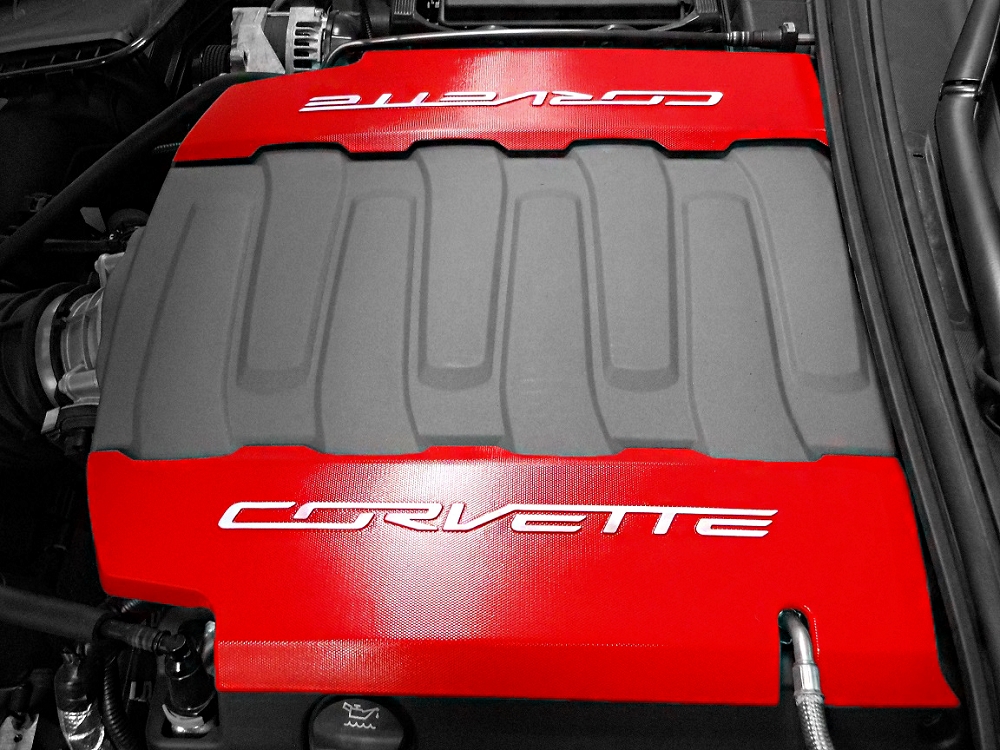 C7 2014-2019 Chevrolet Corvette Custom Painted LT1 Fuel Rail Covers - General Motors