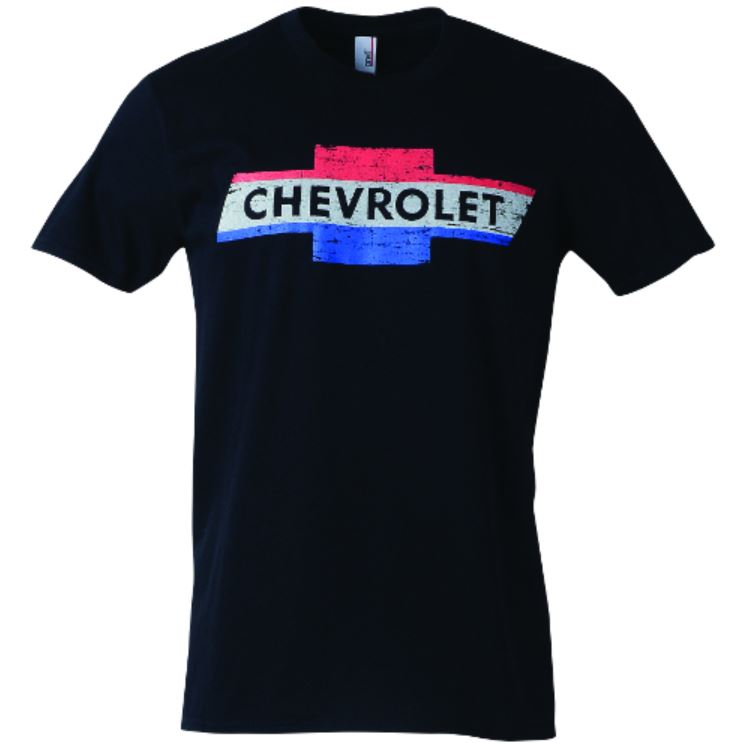 1953-2023 Chevrolet Corvette Vintage T-Shirt - Red White & Blue Bowtie- Choose Size - Auto Accessories Of America