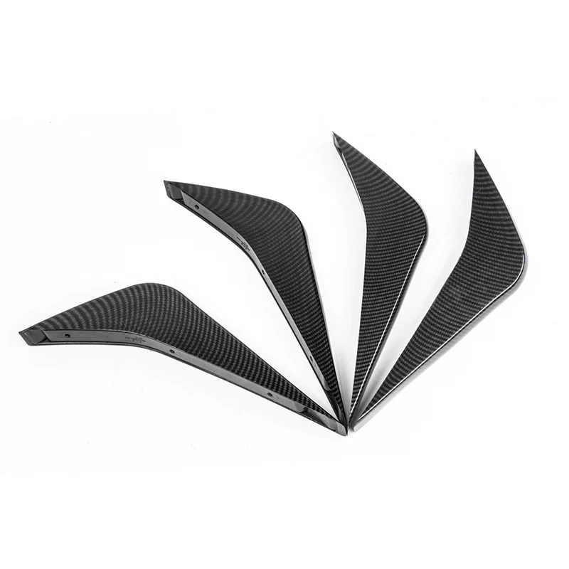 C7 2014-2019 Chevrolet Corvette Rear Bumper Diffuser Fins - Carbon Fiber - EOS
