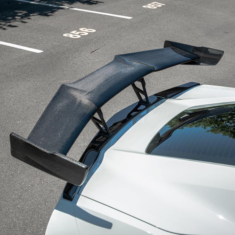 C7 2014-2019 Chevrolet Corvette Carbon Fiber Rear Upper Wing Spoiler & Side Winglets Pair - EOS