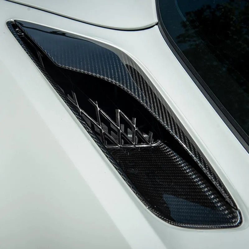 C7 2014-2019 Chevrolet Corvette Carbon Fiber Z06 Factory Style Rear Quarter Panel Intake Vents - EOS