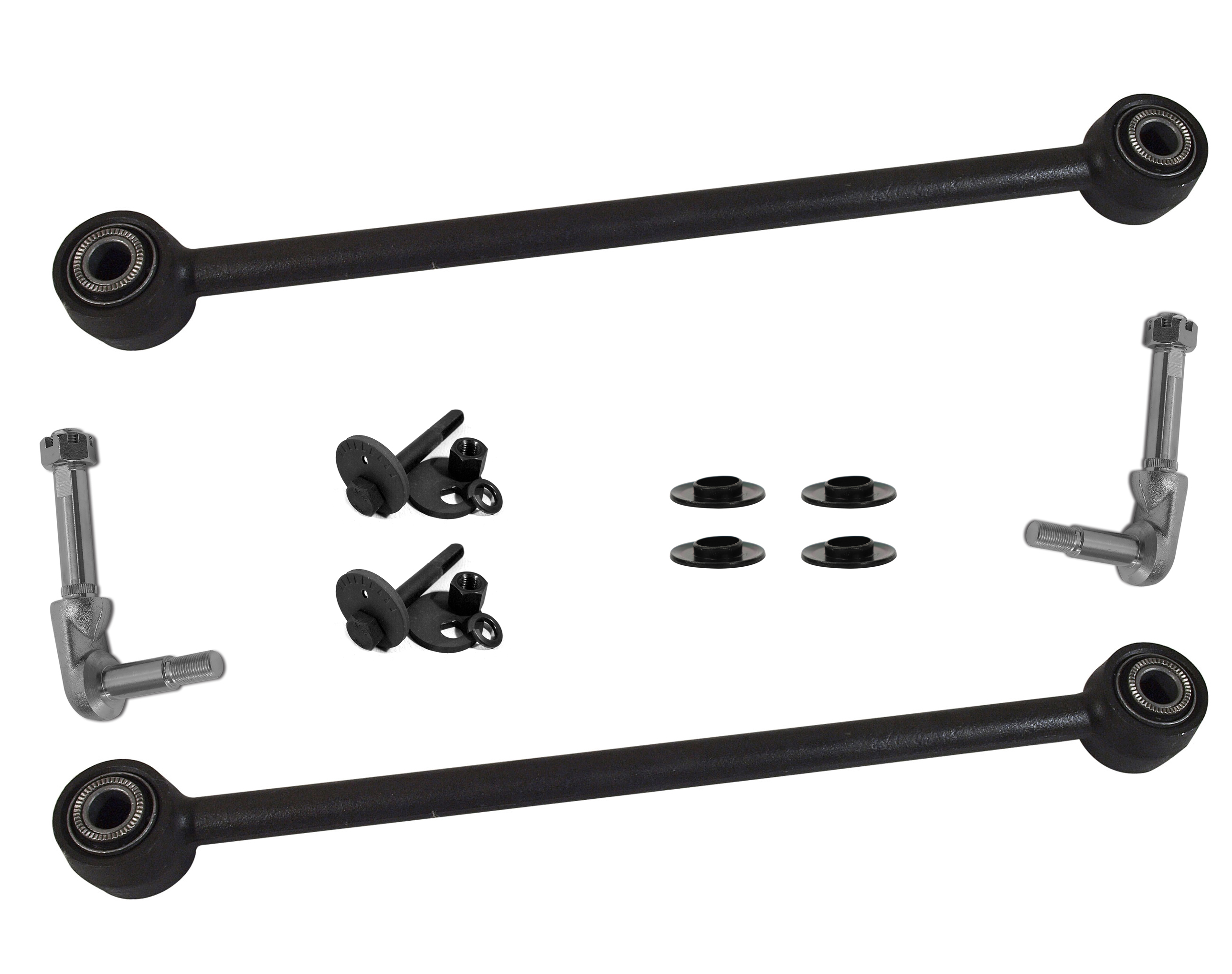 1963-1979 Chevrolet Corvette HD Strut Rod Kit W/Eccentric & Shock Mounts - L&R - CA
