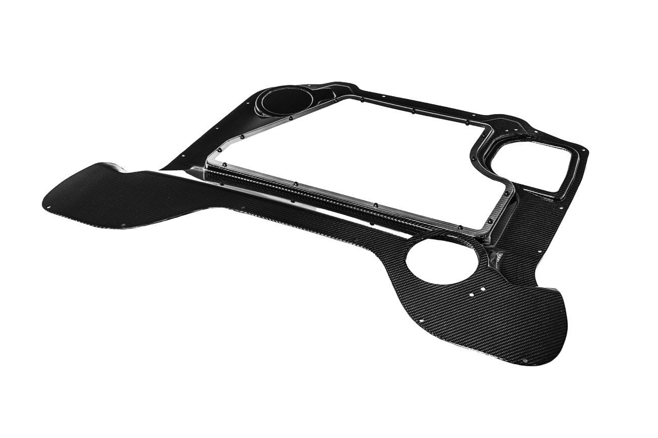 C8 2020-2024 Chevrolet Corvette Carbon Fiber HTC Engine Bay Panel Cover - EOS
