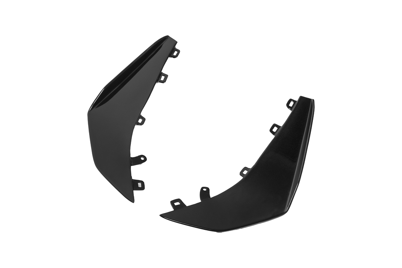 C8 2020-2024 Chevrolet Corvette Custom Painted Z07 Performance Package Front Side Canards - Z06 & E-Ray - EOS