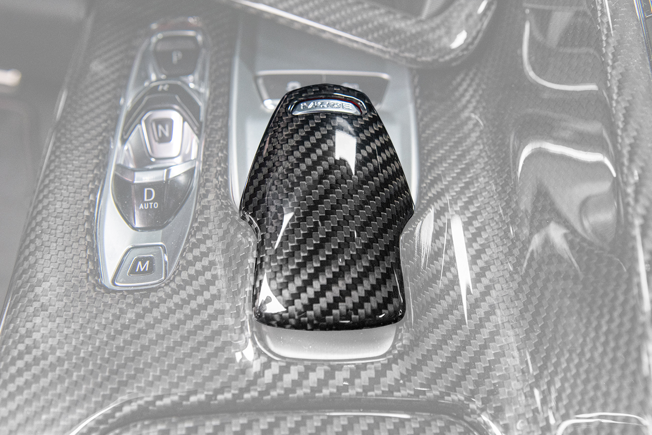 C8 2020-2025 Chevrolet Corvette Carbon Fiber Center Console Switch Panel Cover - EOS