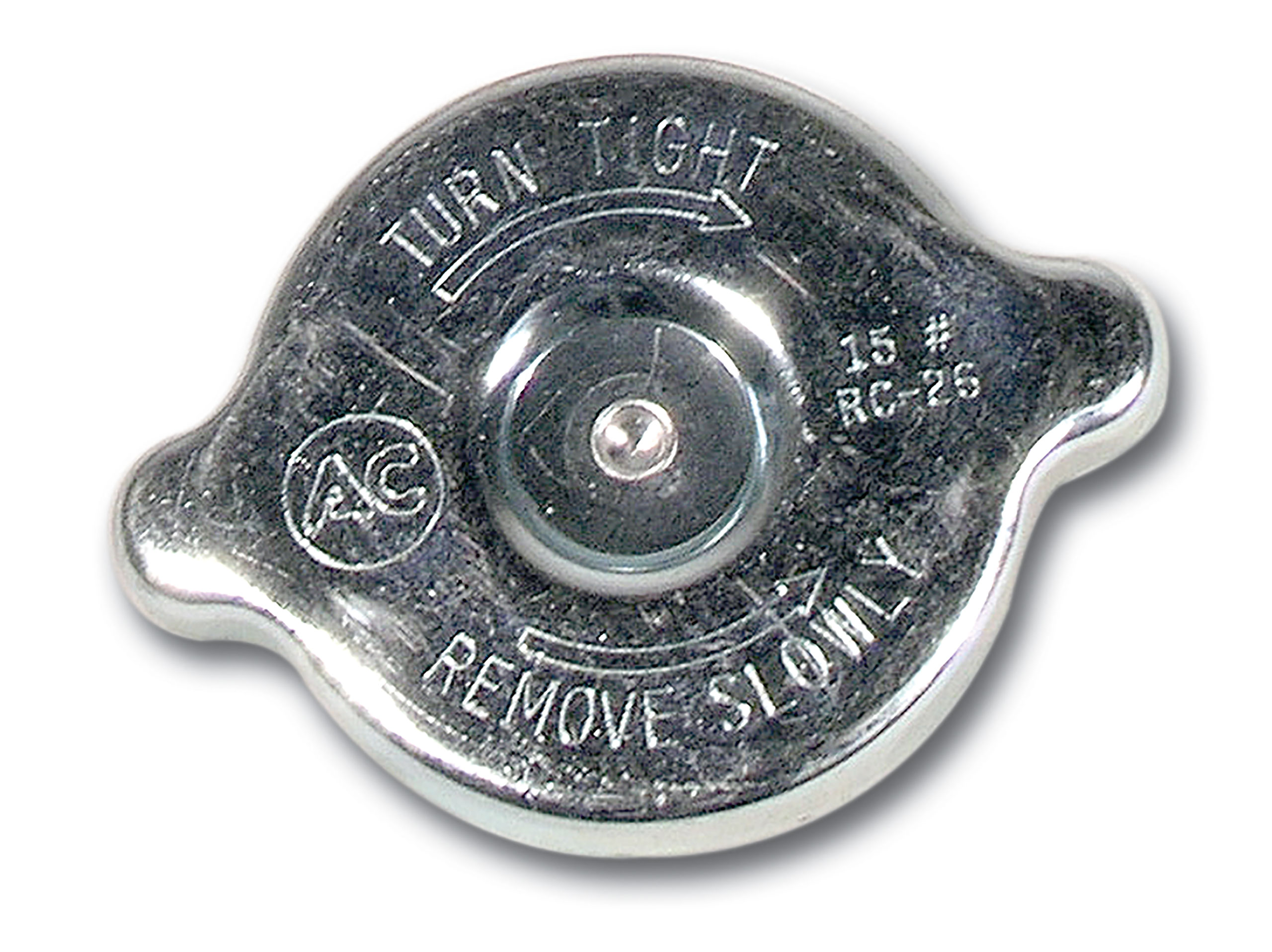 1964-1972 Chevrolet Corvette Radiator Cap. AC & 15#, RC-26 - CA