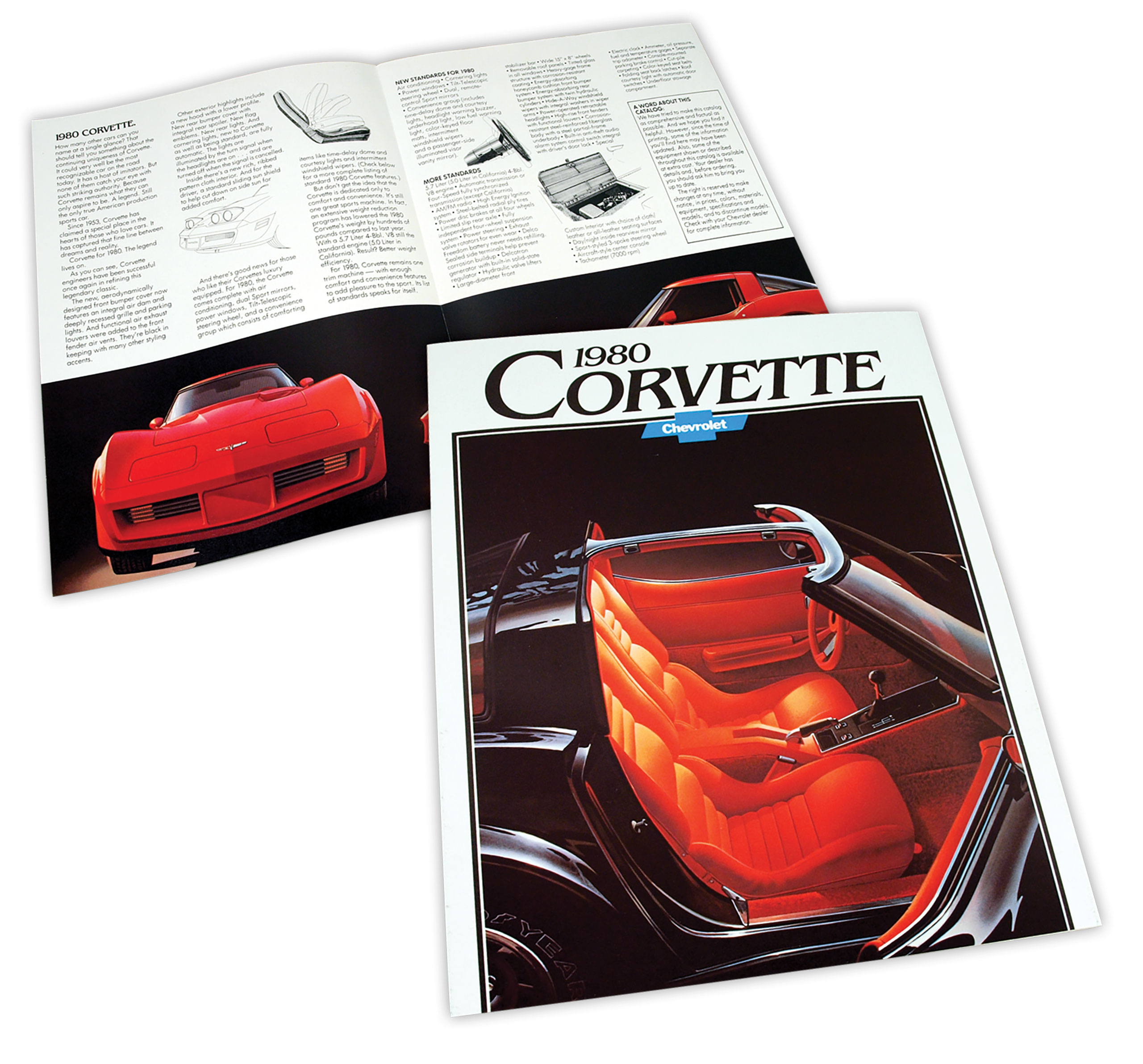 C3 1980 Chevrolet Corvette Sales Brochure. Corvette - CA