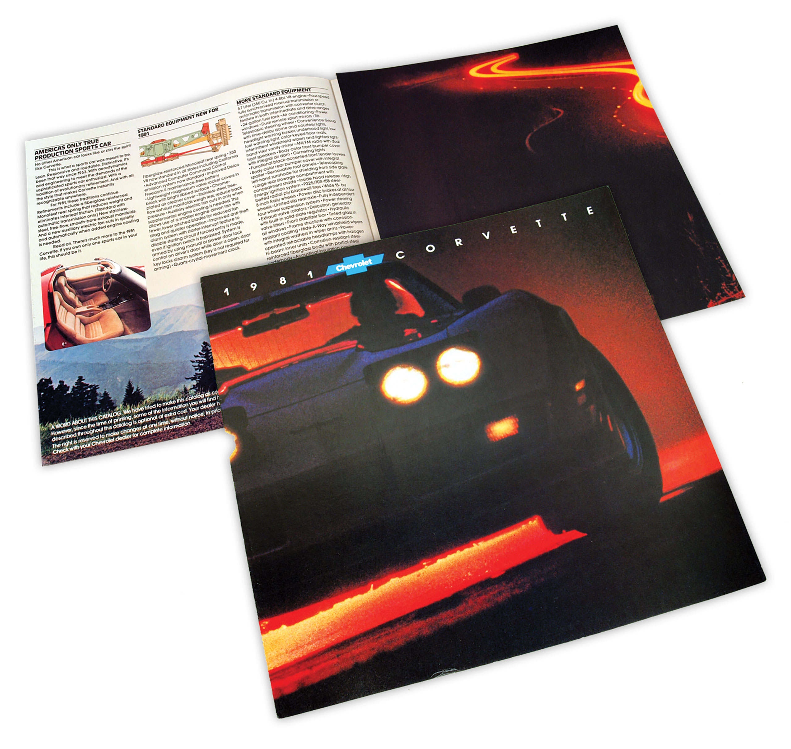 C3 1981 Chevrolet Corvette Sales Brochure. Corvette - 1st Edition - CA