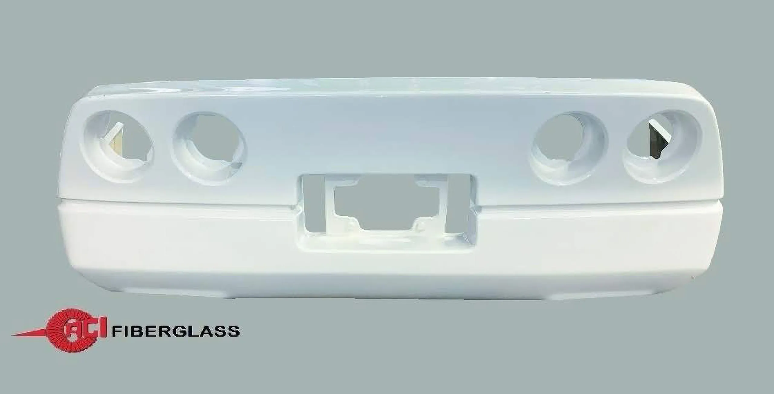 C4 1984-1990 Chevrolet Corvette Rear Bumper - Fiberglass - Stock - American Custom Industries