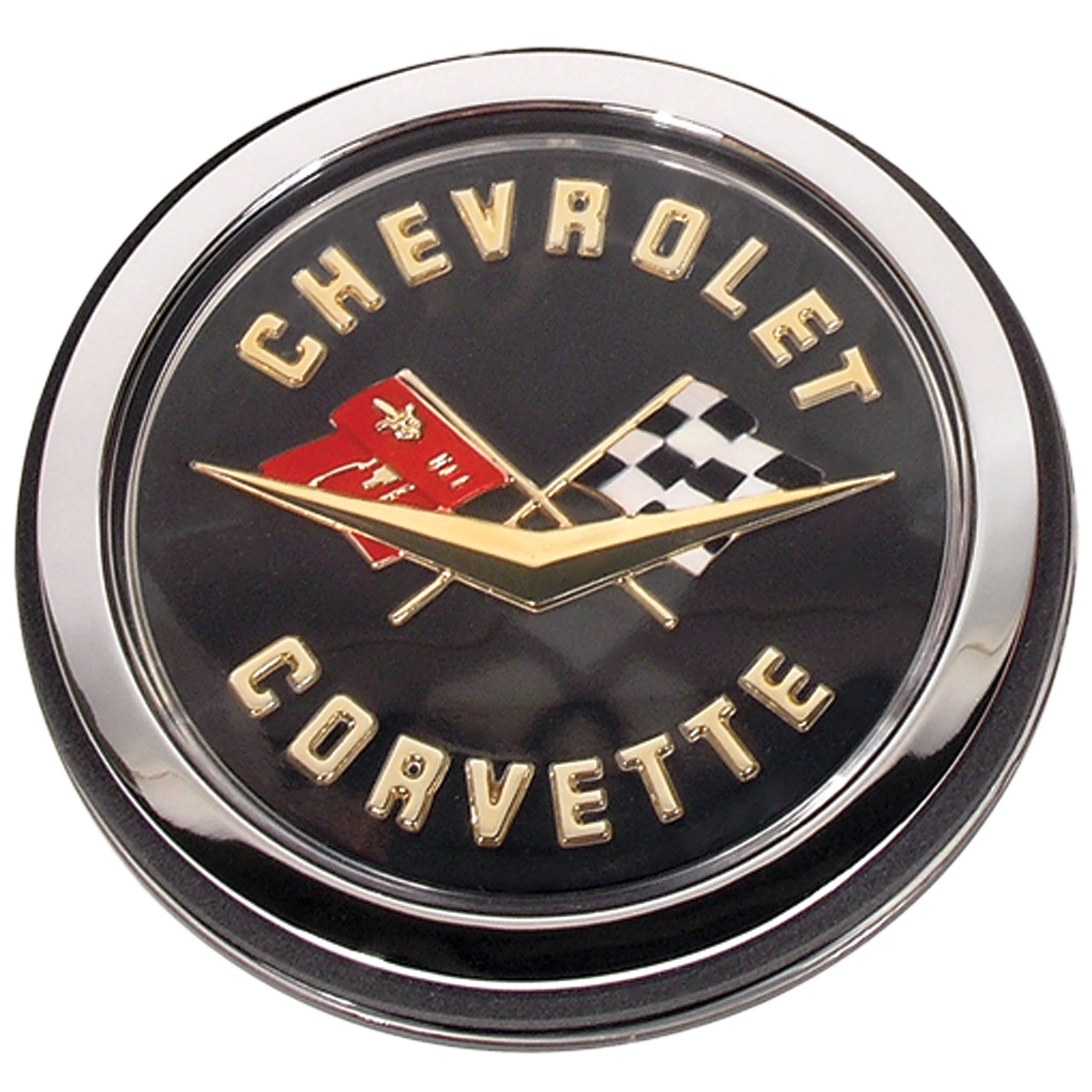 C1 1962 Chevrolet Corvette Emblem Assembly. Gold Rear - CA