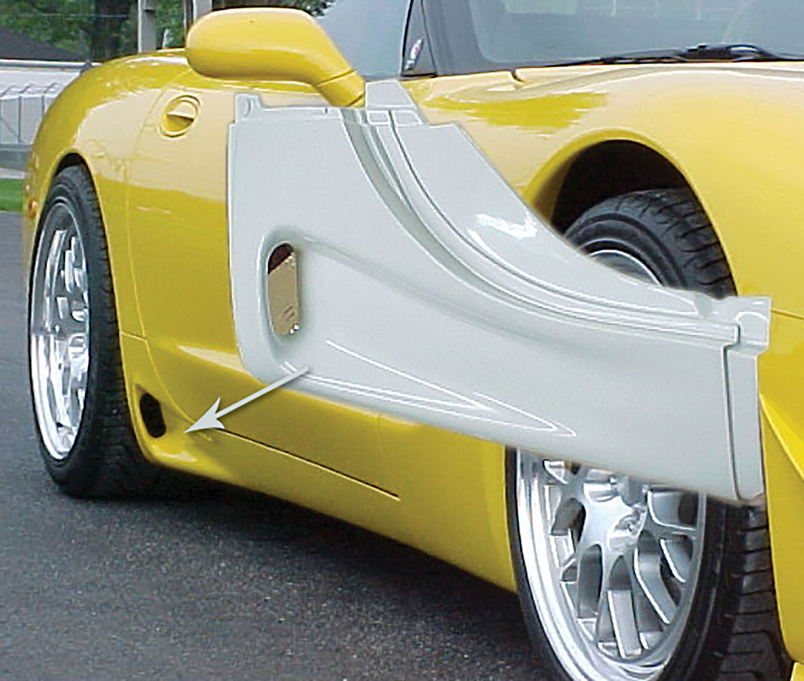 C5 1997-2004 Chevrolet Corvette C5 Custom Rear Rockers - American ...