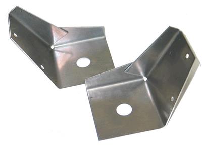 C1 1956-1958 Chevrolet Corvette Rear Body Mount Reinforcements. Aluminum - Auto Accessories of America