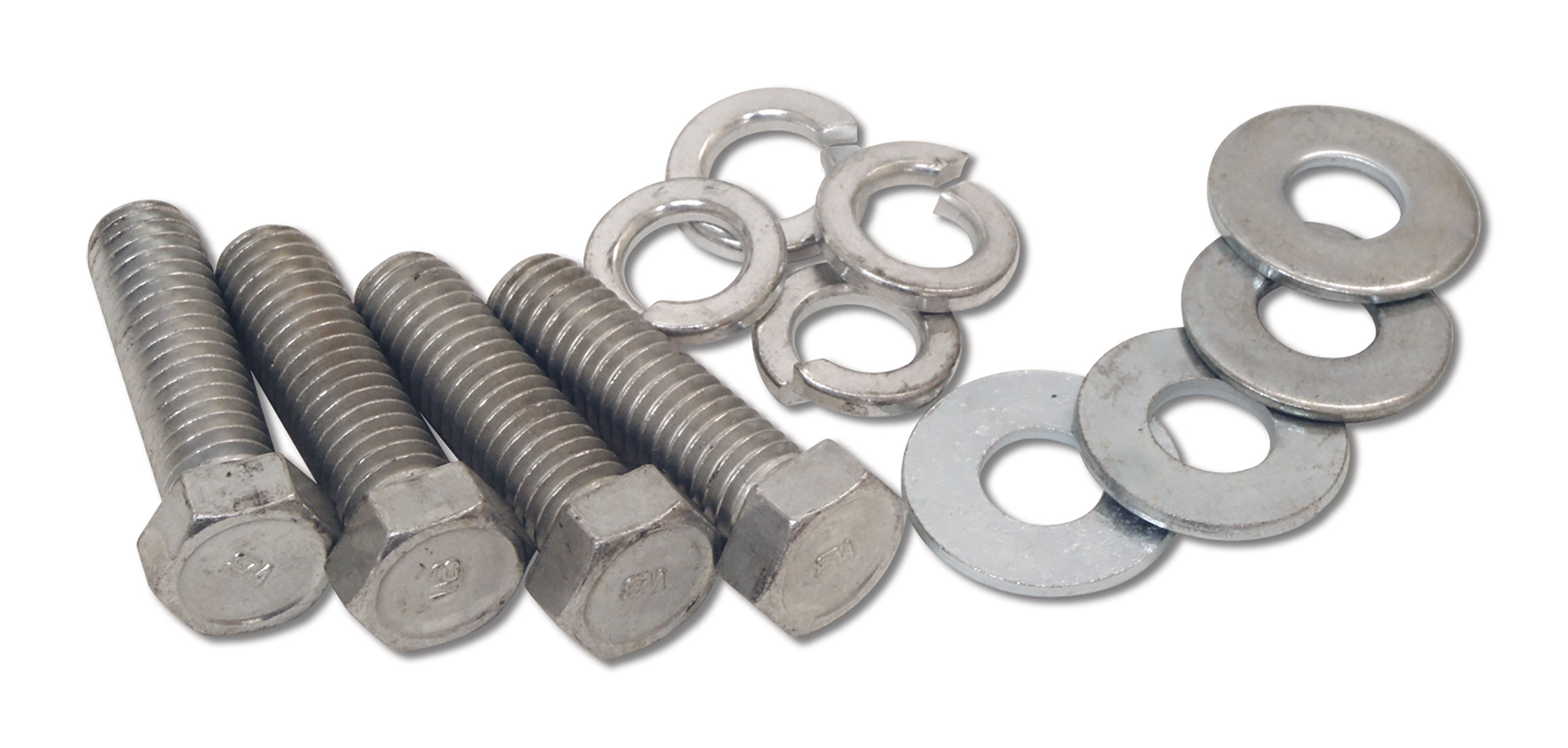 C1 1958-1960 Chevrolet Corvette Rear Lower License Bumper Bracket Bolt Kit. - Auto Accessories of America