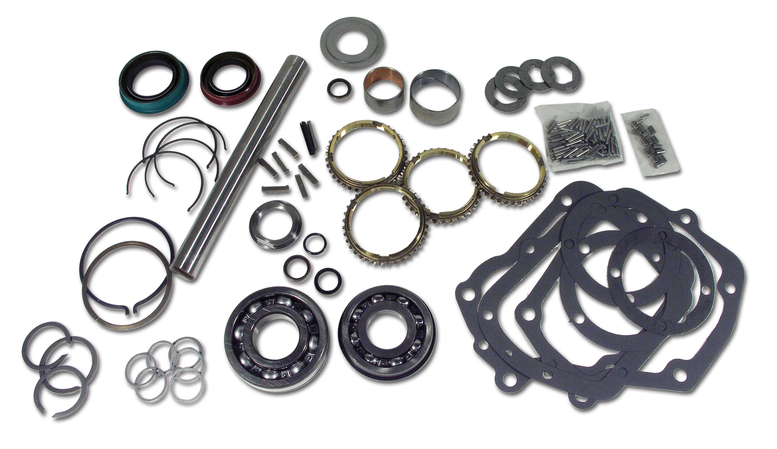 1965-1975 Chevrolet Corvette Transmission Rebuild Kit. Muncie 1 Inch Cluster Gear Shaft - Auto Accessories of America