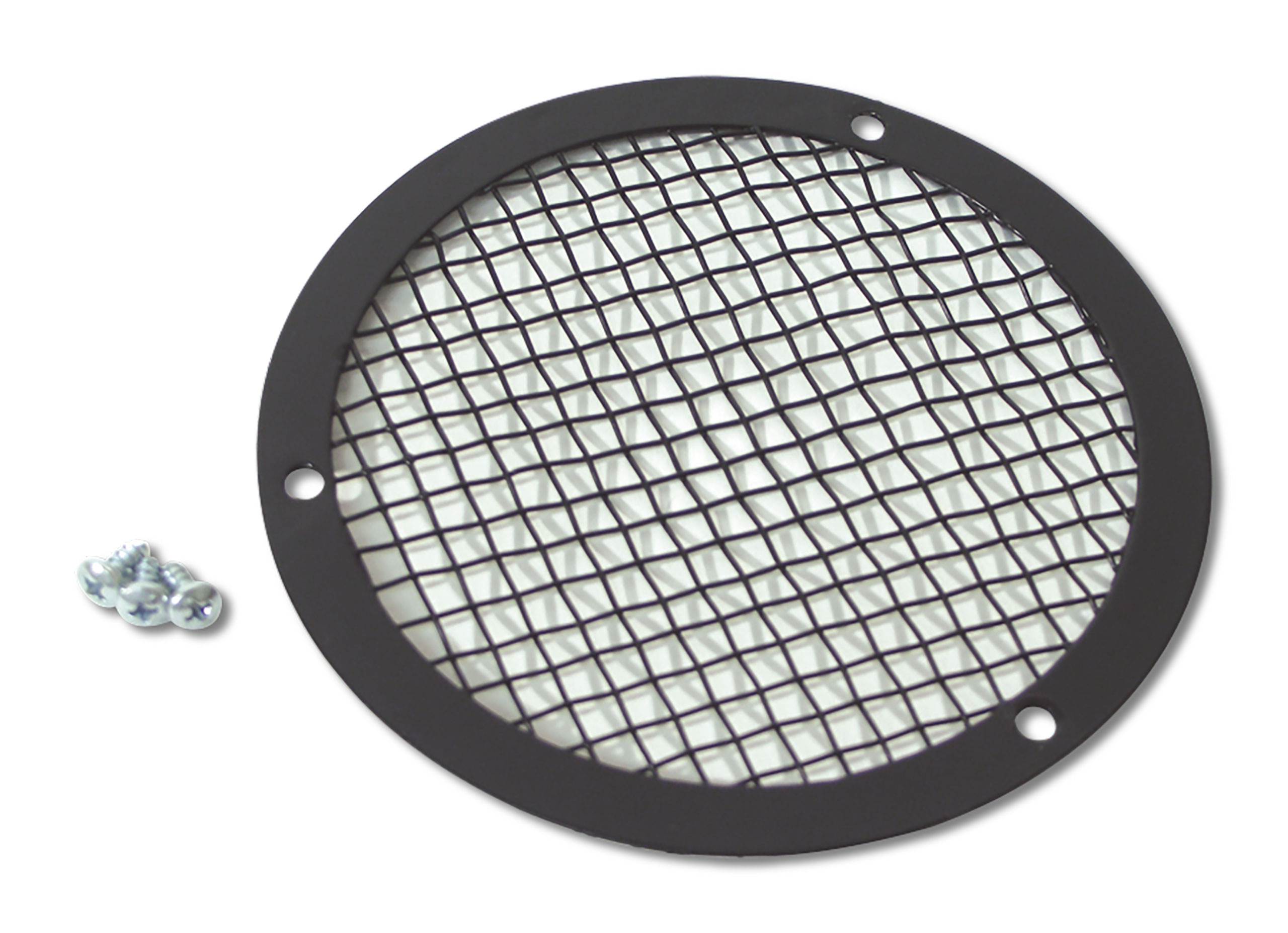 C1 1958-1962 Chevrolet Corvette Fuel Injection Fresh Air Hose Inlet Screen. W/Screws - Auto Accessories of America
