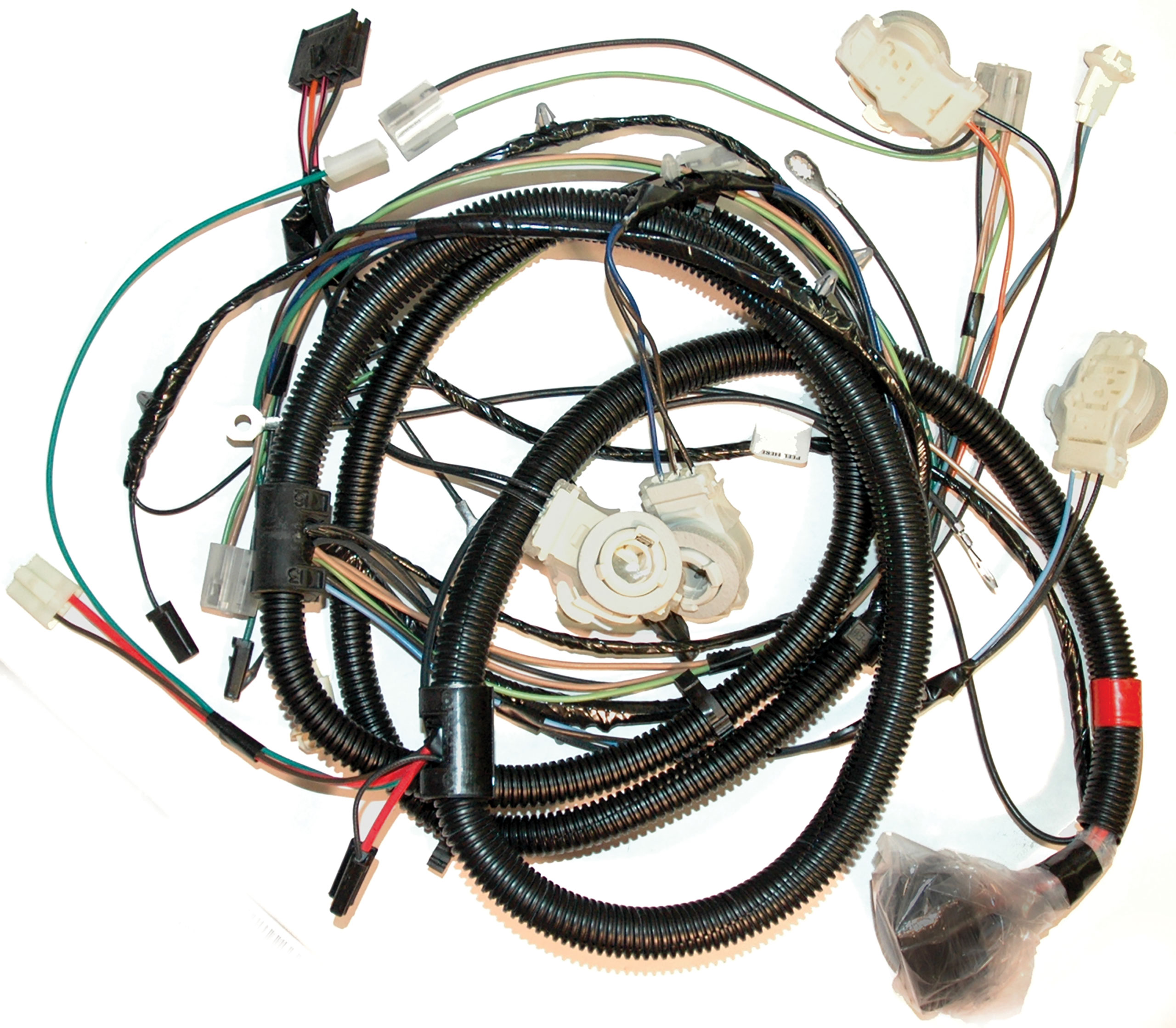 C3 1982 Chevrolet Corvette Harness. Front Lamp W/Wire To Alternator - Lectric Limited, Inc.