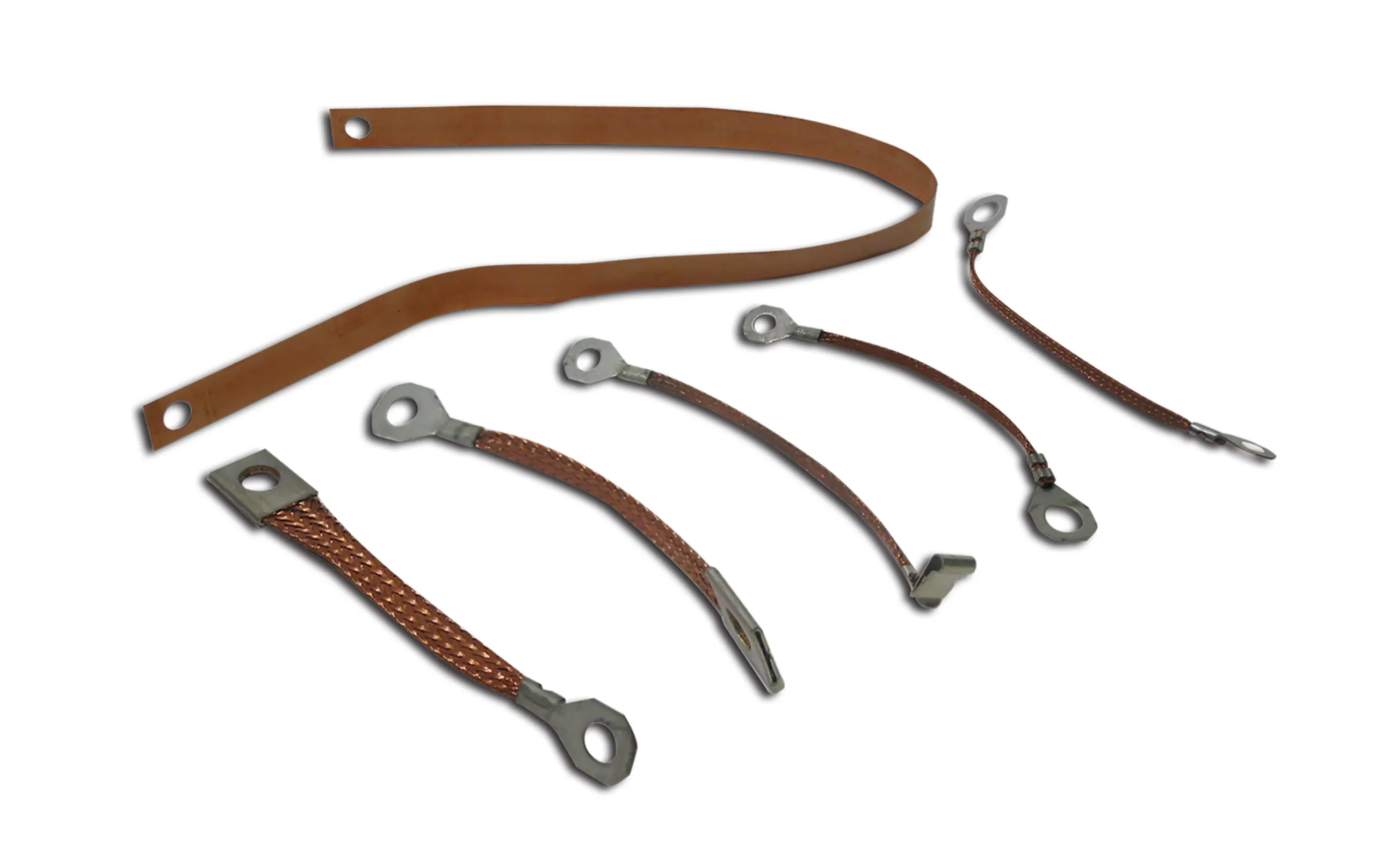C2 1964-1967 Chevrolet Corvette Ground Strap Kit. Standard Exhaust - Lectric Limited, Inc.