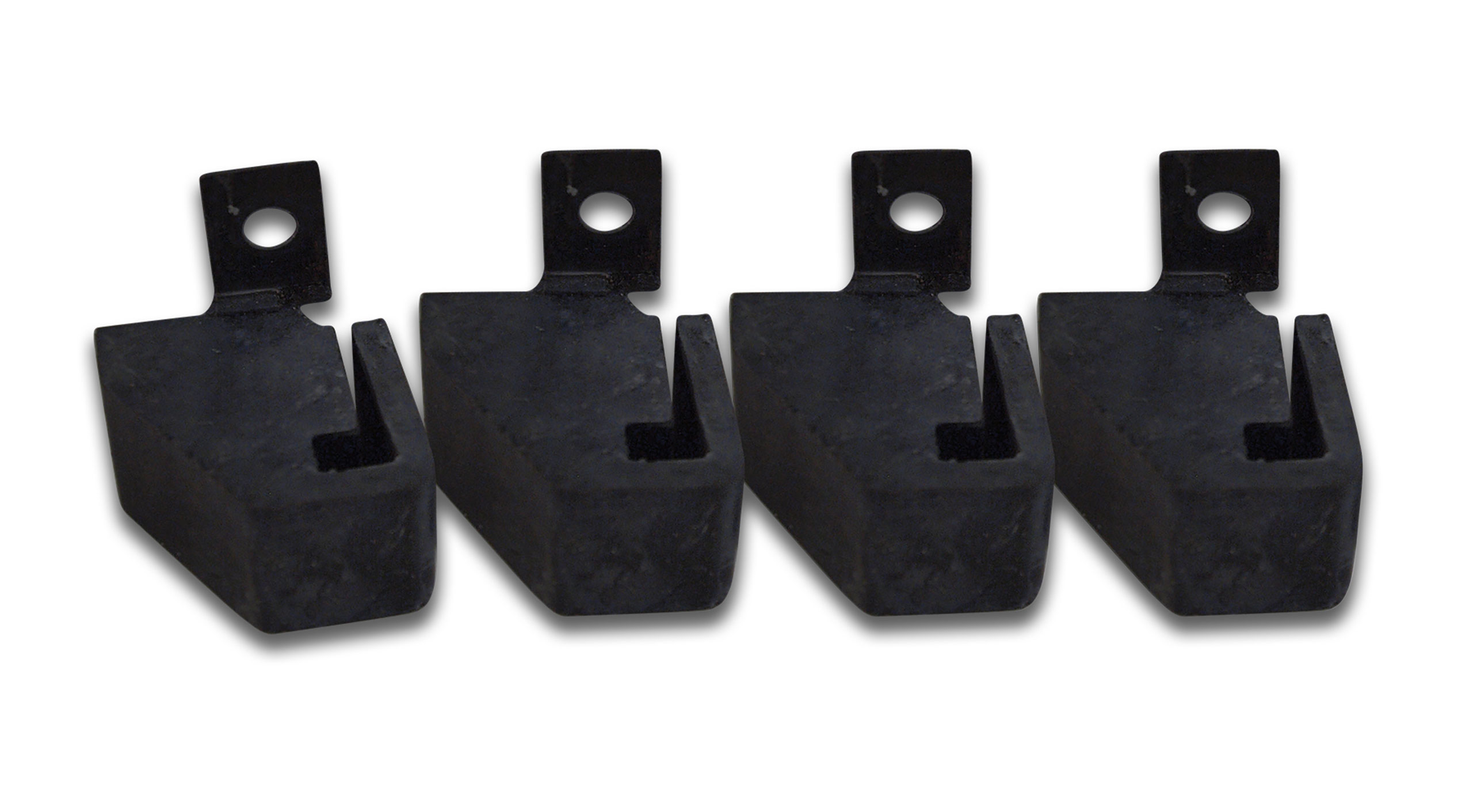 C3 1980-1982 Chevrolet Corvette Hood Alignment Bumper Cushion Set. - Auto Accessories of America