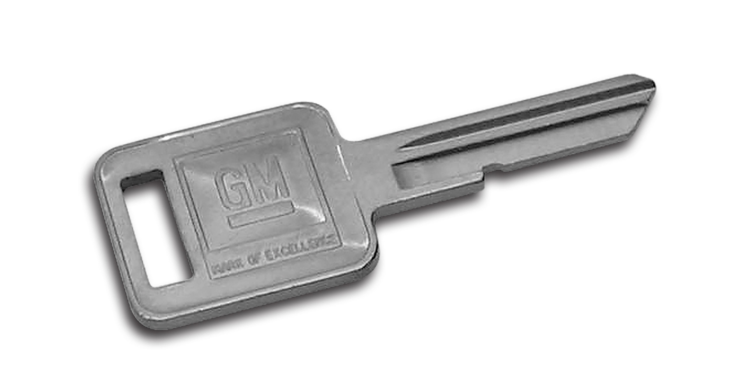 C3 1969-1981 Chevrolet Corvette Key Blank. Square E (69,73,77,81) - CA