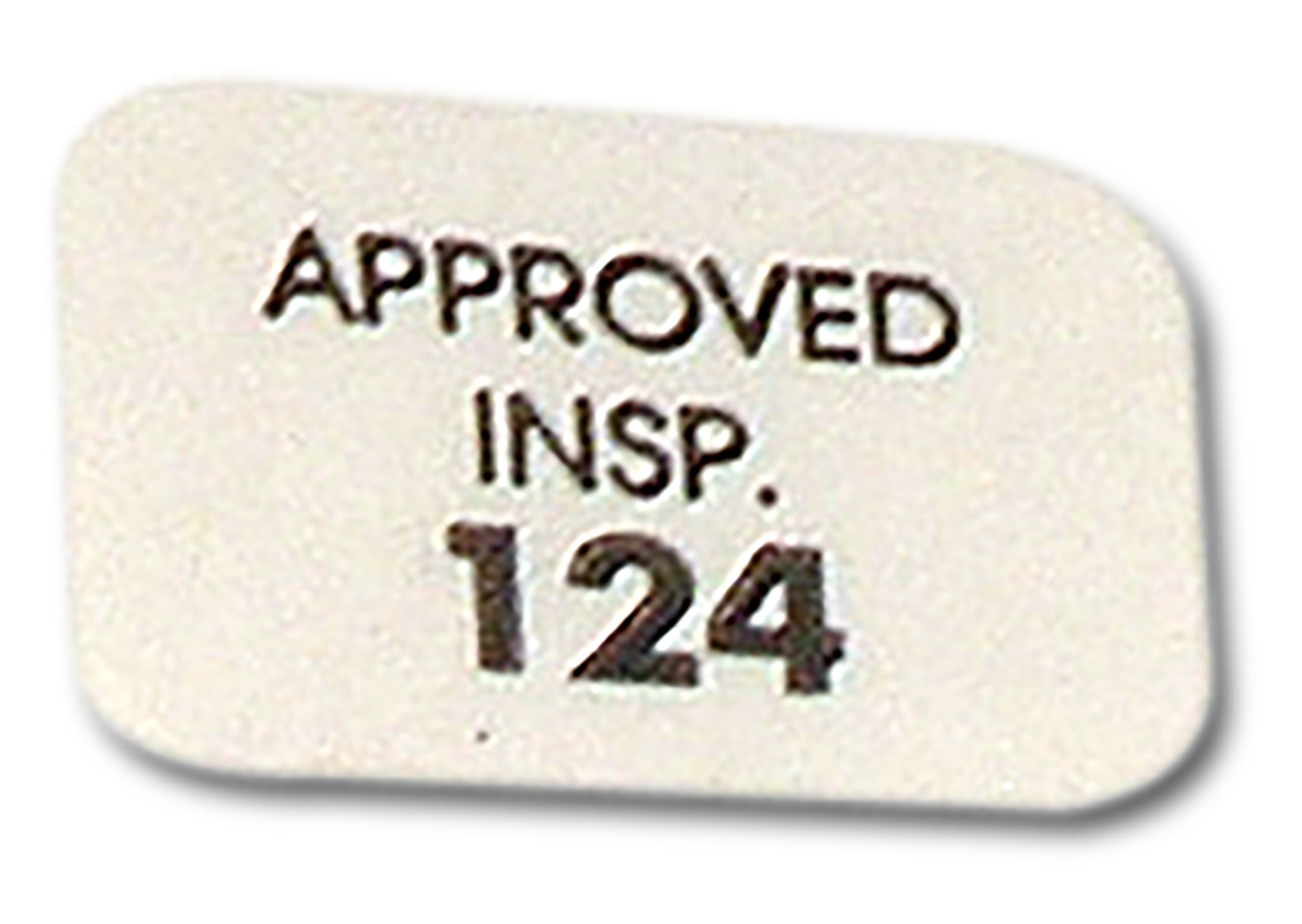 C1 1956-1962 Chevrolet Corvette Heater Core Housing Inspection. Approval Decal - Auto Accessories of America