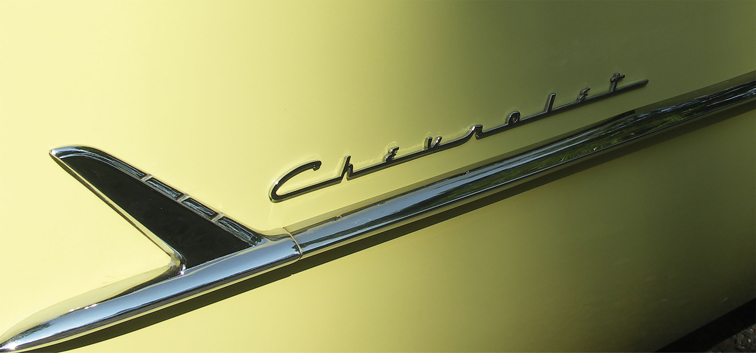C1 1953-1955 Chevrolet Corvette Emblems. Chevrolet Side Script - Auto Accessories of America
