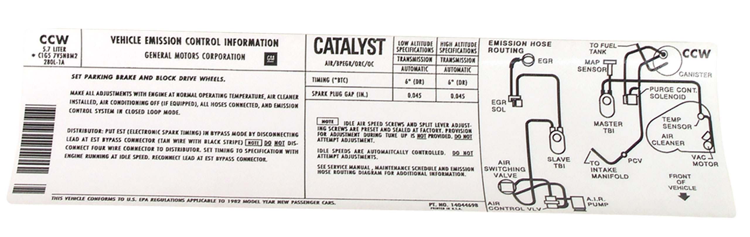 1982 CORVETTE OWNERS MANUAL PDF visual data 4
