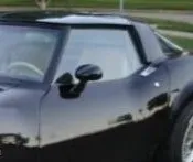CA 1975-1982 Chevrolet Corvette Coupe Door Glass W/O Astro Ventilation Etching - Choice Of Side And Factory Date Code