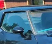C3 1974-1975 Chevrolet Corvette Replacement Convertible Door Glass - Green Tint, RH - CA
