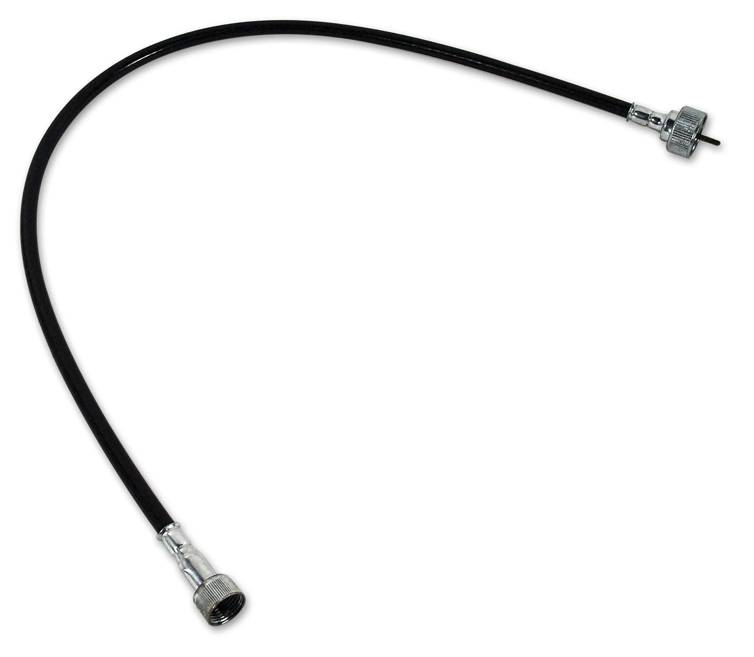 1965-1968 Chevrolet Corvette Tachometer Cable. Black Case - Auto Accessories of America