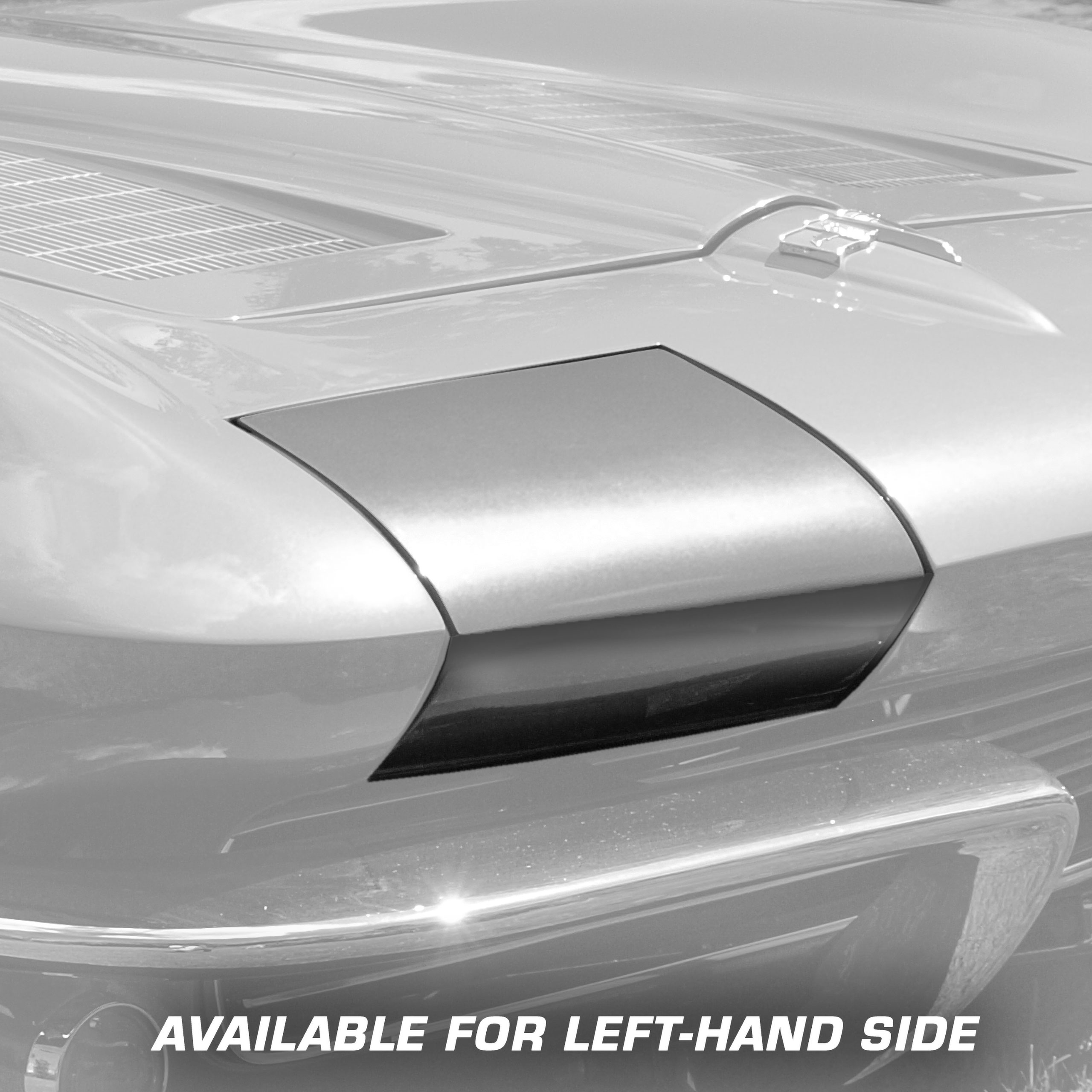 C2 1963 Chevrolet Corvette Headlight Bucket Fiberglass Skin. LH - CA