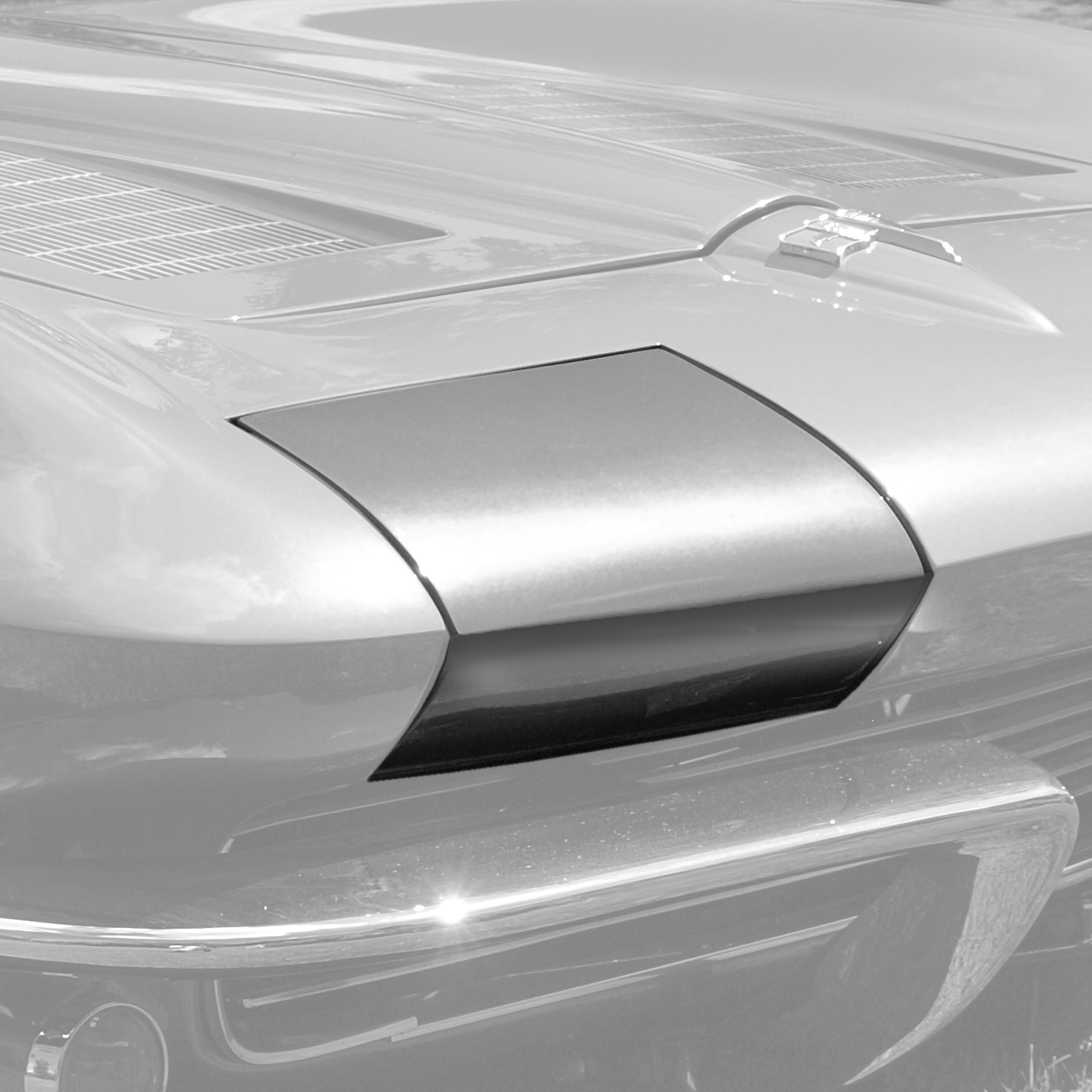 C2 1963 Chevrolet Corvette Headlight Bucket Fiberglass Skin. RH - CA