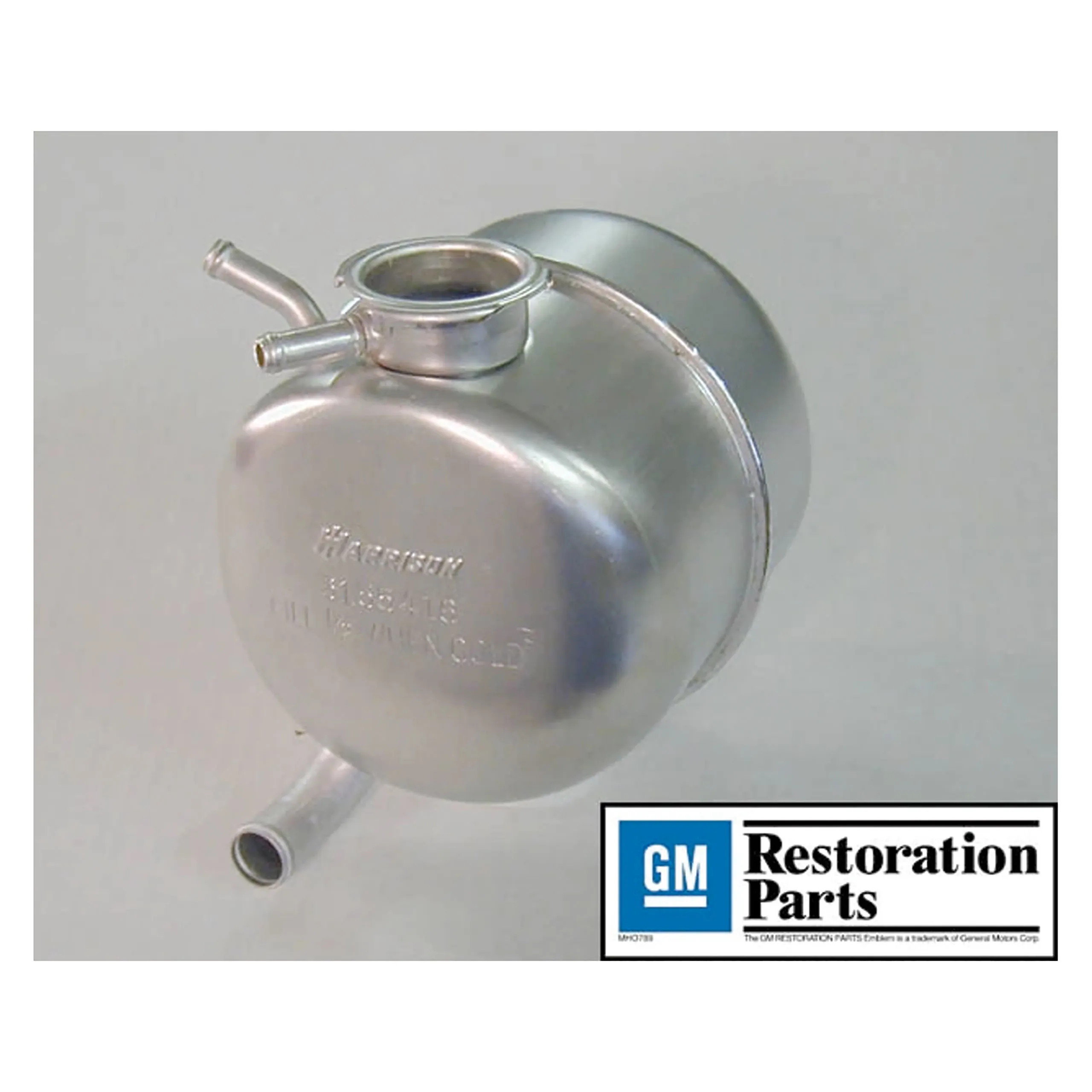 C2 1965-1967 Chevrolet Corvette Coolant Expansion Tank With Factory Date Stamp. - DeWitts Radiator
