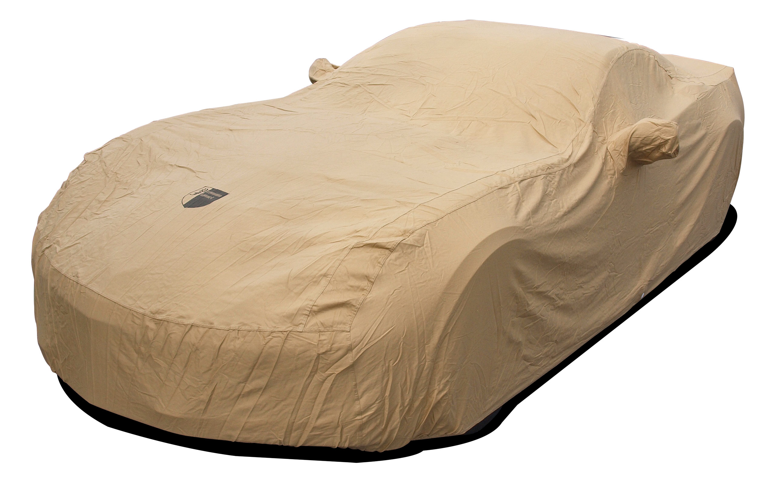 C7 2015-2019 Chevrolet Corvette Premium Flannel Indoor Car Cover - Tan - Z06 Coupe & Convertible - CA