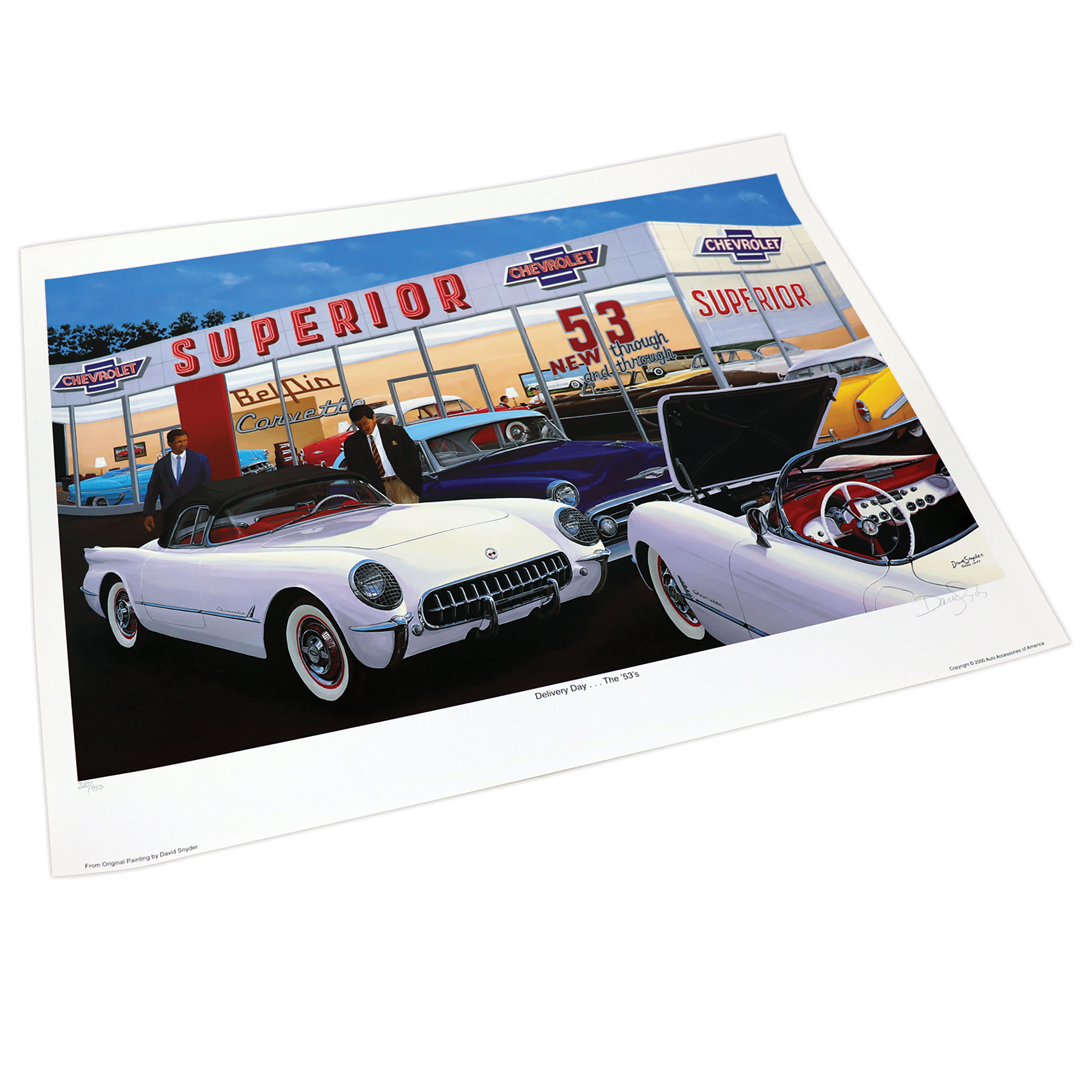 C1 1953 Chevrolet Corvette Delivery Day: The 53's Limited Edition Print - David Snyder