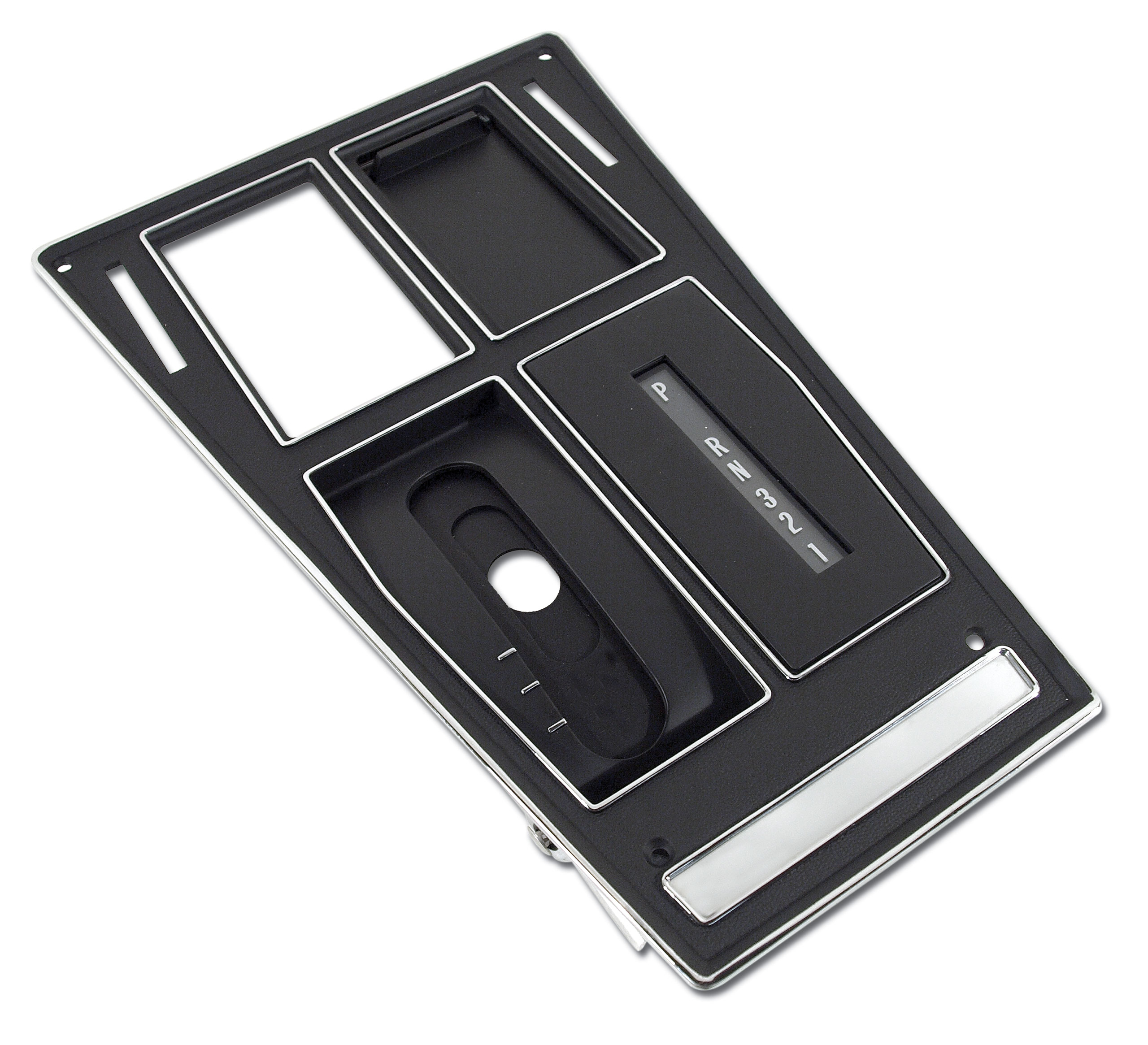 Corvette C3 Shift Console Side Trim Black 1969-1976