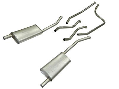 C1 1953-1955 Chevrolet Corvette Exhaust System - 6 Cylinder - Auto Accessories of America