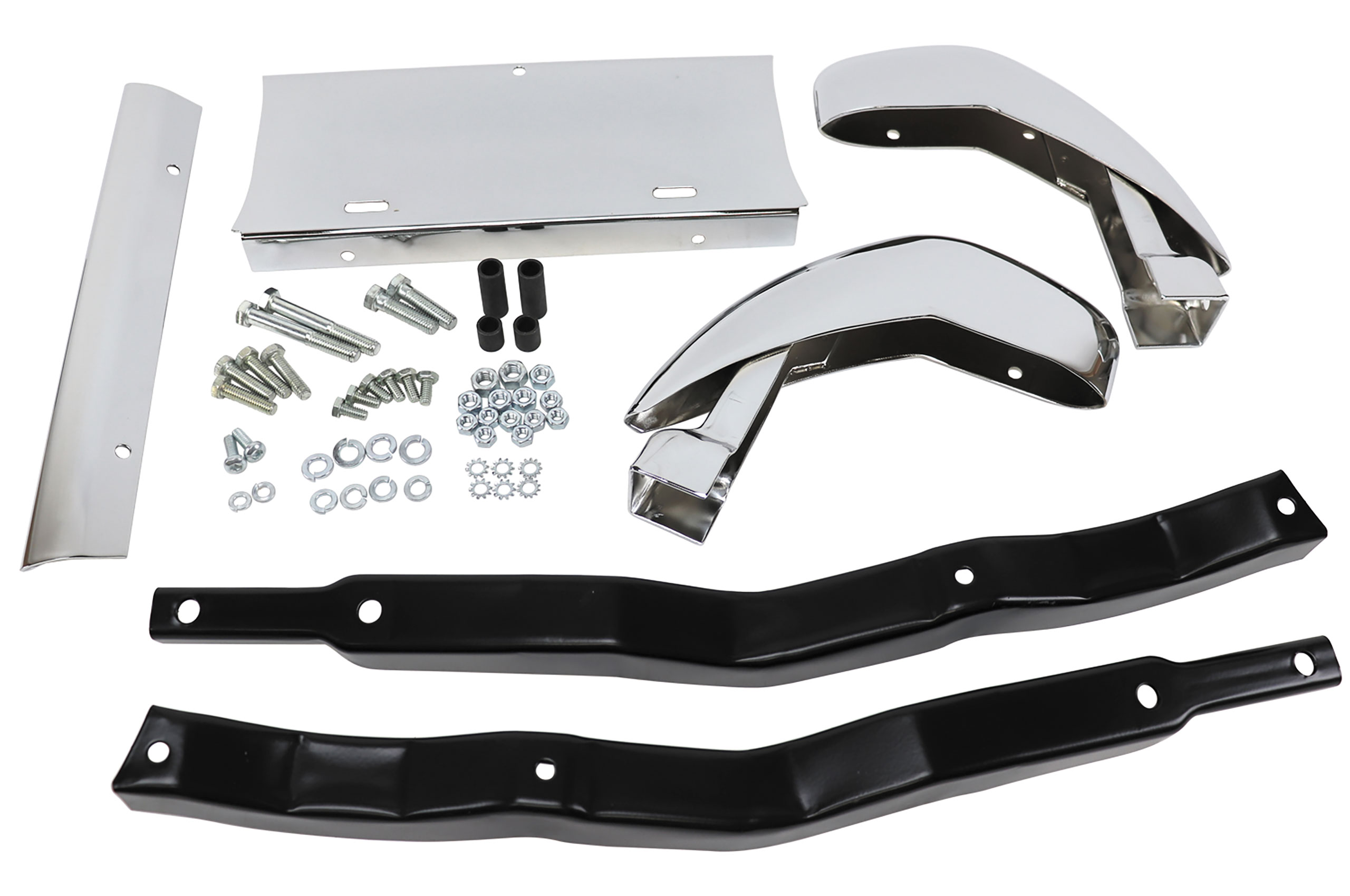 C1 1961-1962 Chevrolet Corvette Front License Bumper Assembly Kit. - CA