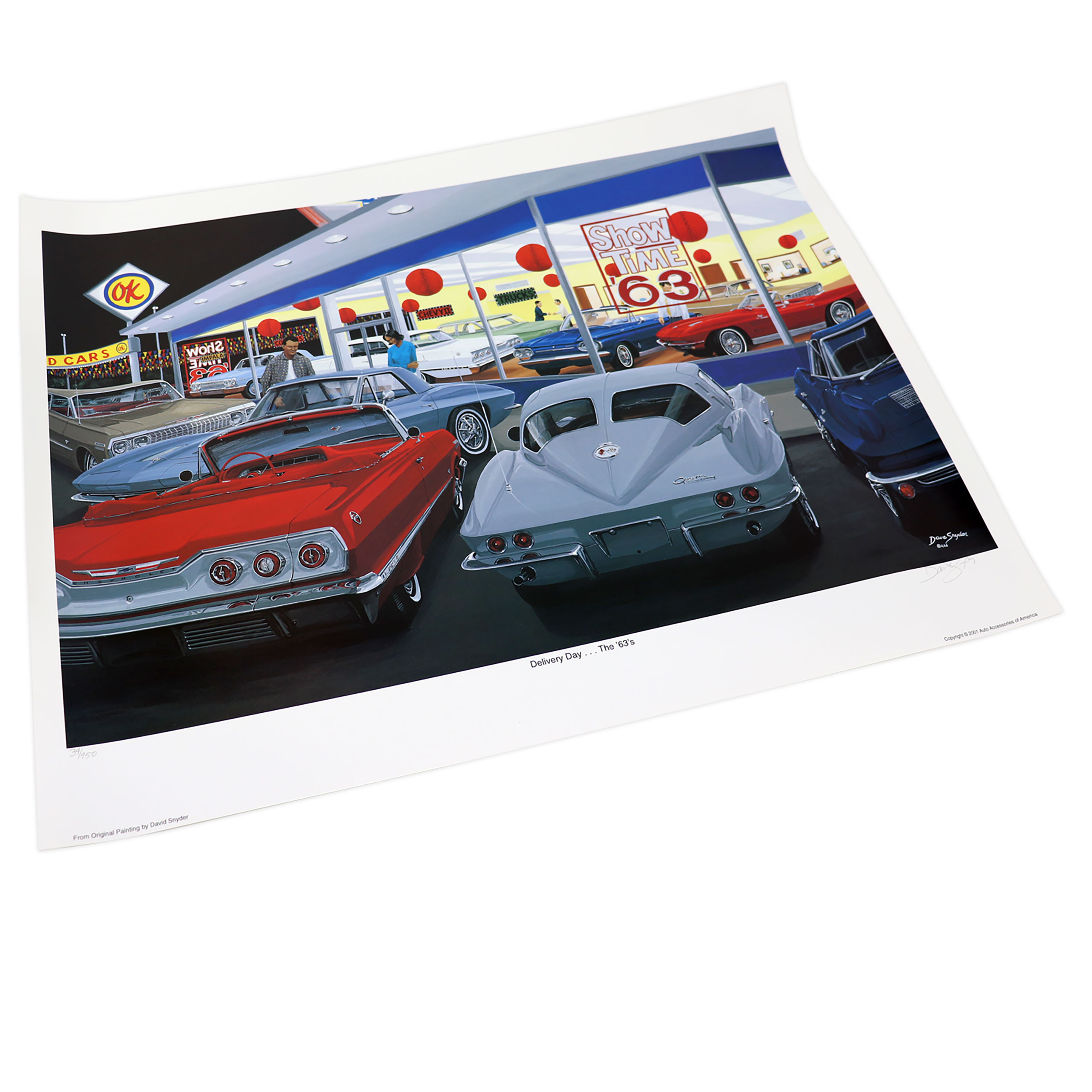 C2 1963 Chevrolet Corvette Delivery Day: The 63's Limited Edition Print - David Snyder