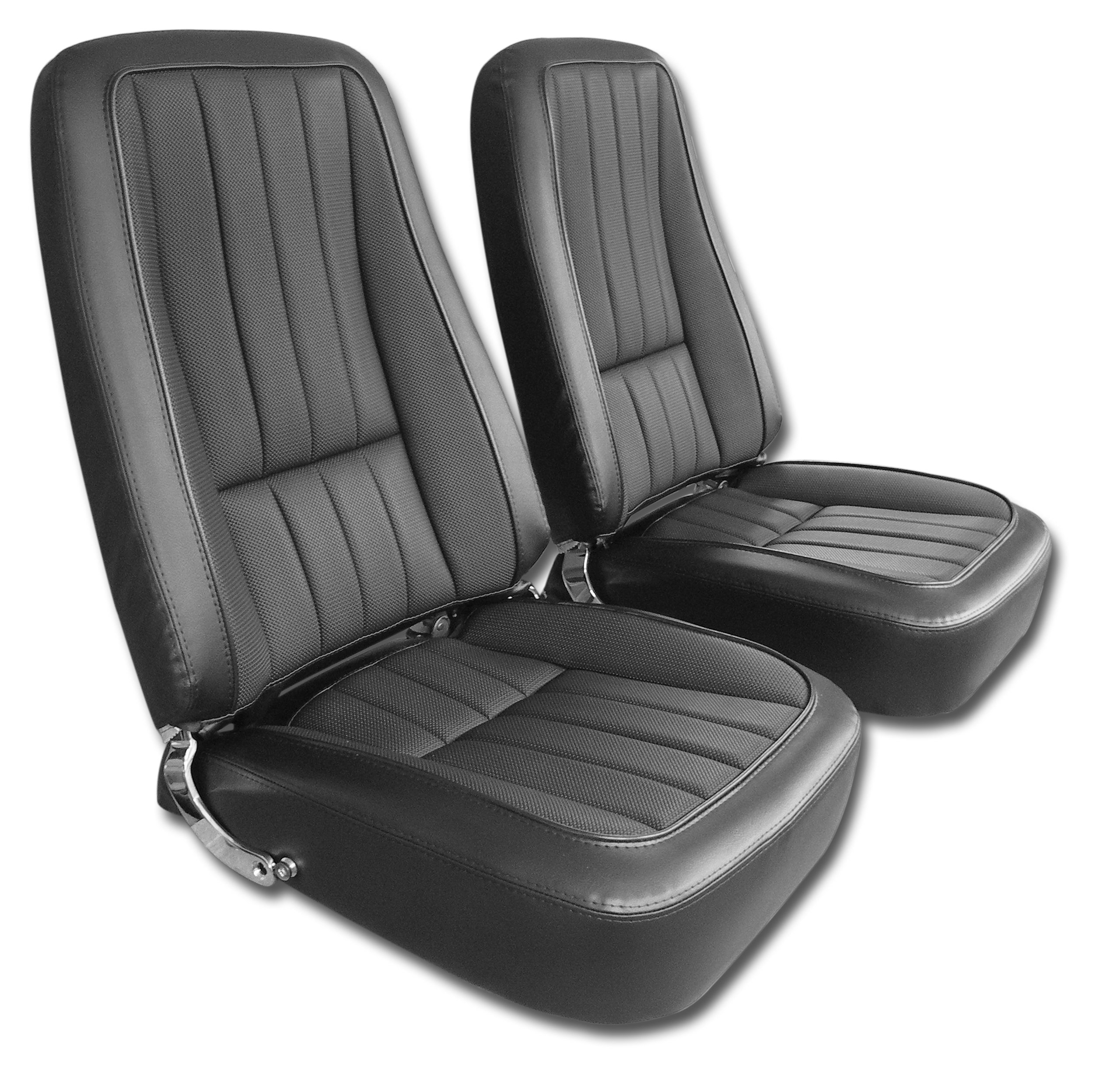 C3 1968 Chevrolet Corvette Reproduction Leather Seat Cover Set - CA