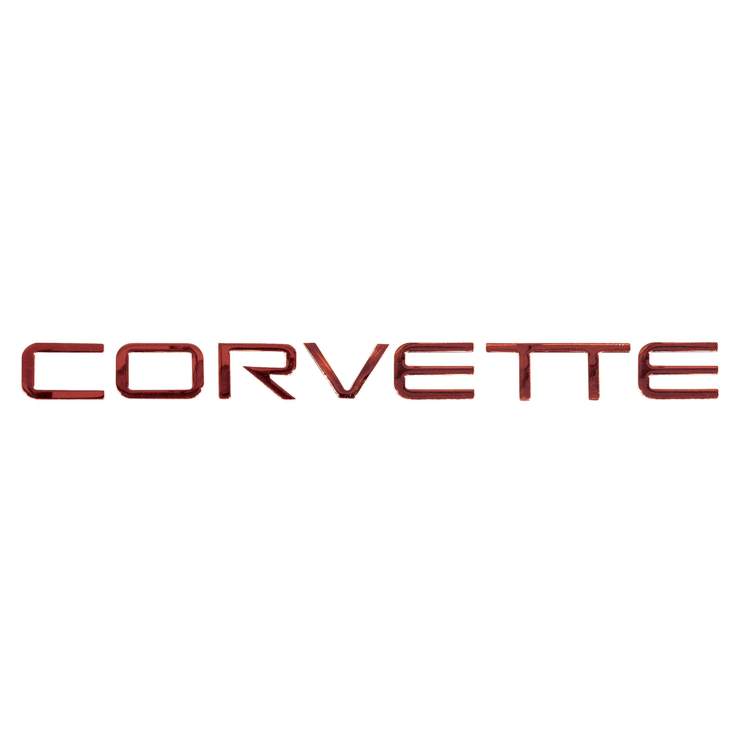 C4 1991-1996 Chevrolet Corvette Letter Set. Rear Acrylic Red - Auto ...