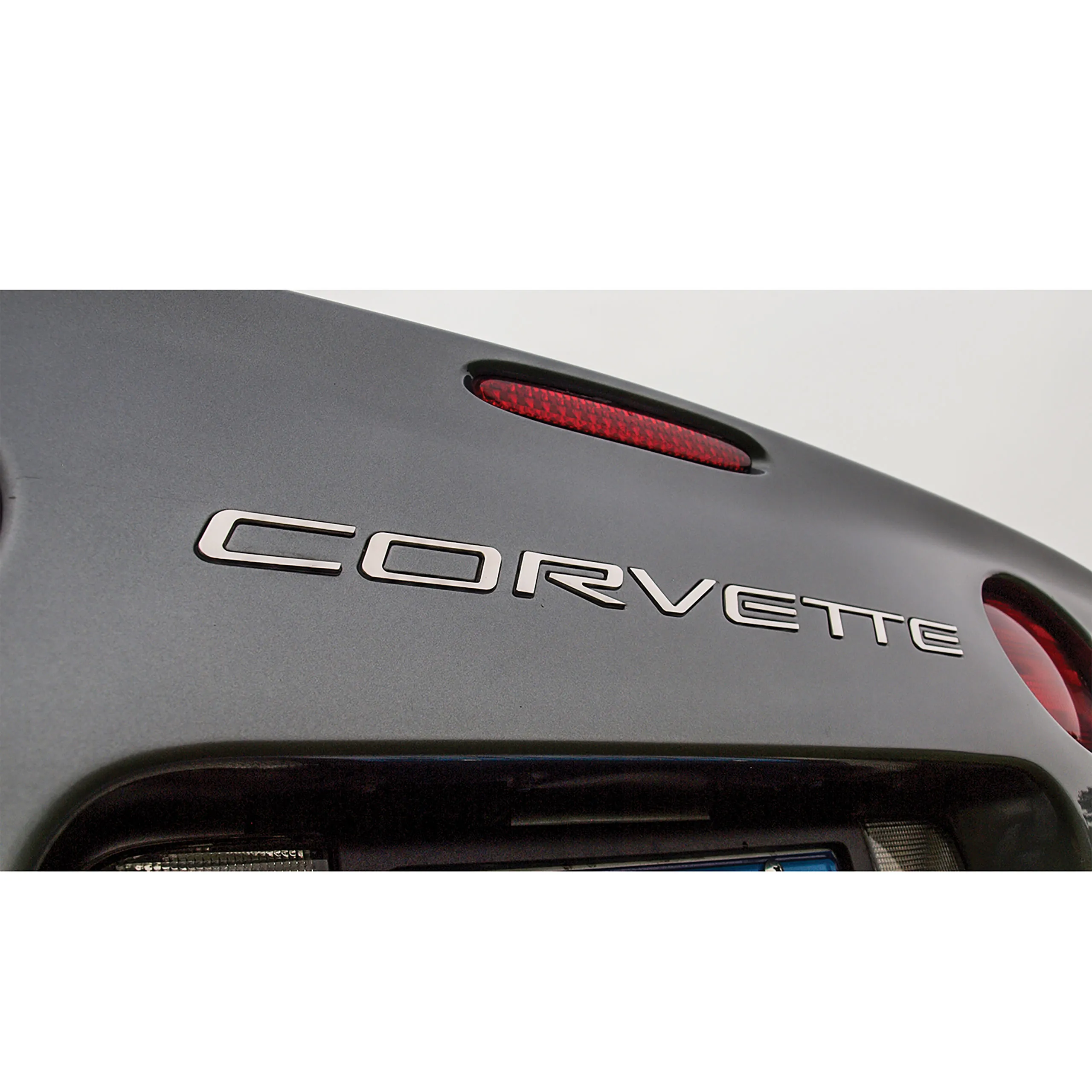 C5 1997-2004 Chevrolet Corvette Letter Set. Rear Acrylic Chrome - Auto Accessories of America
