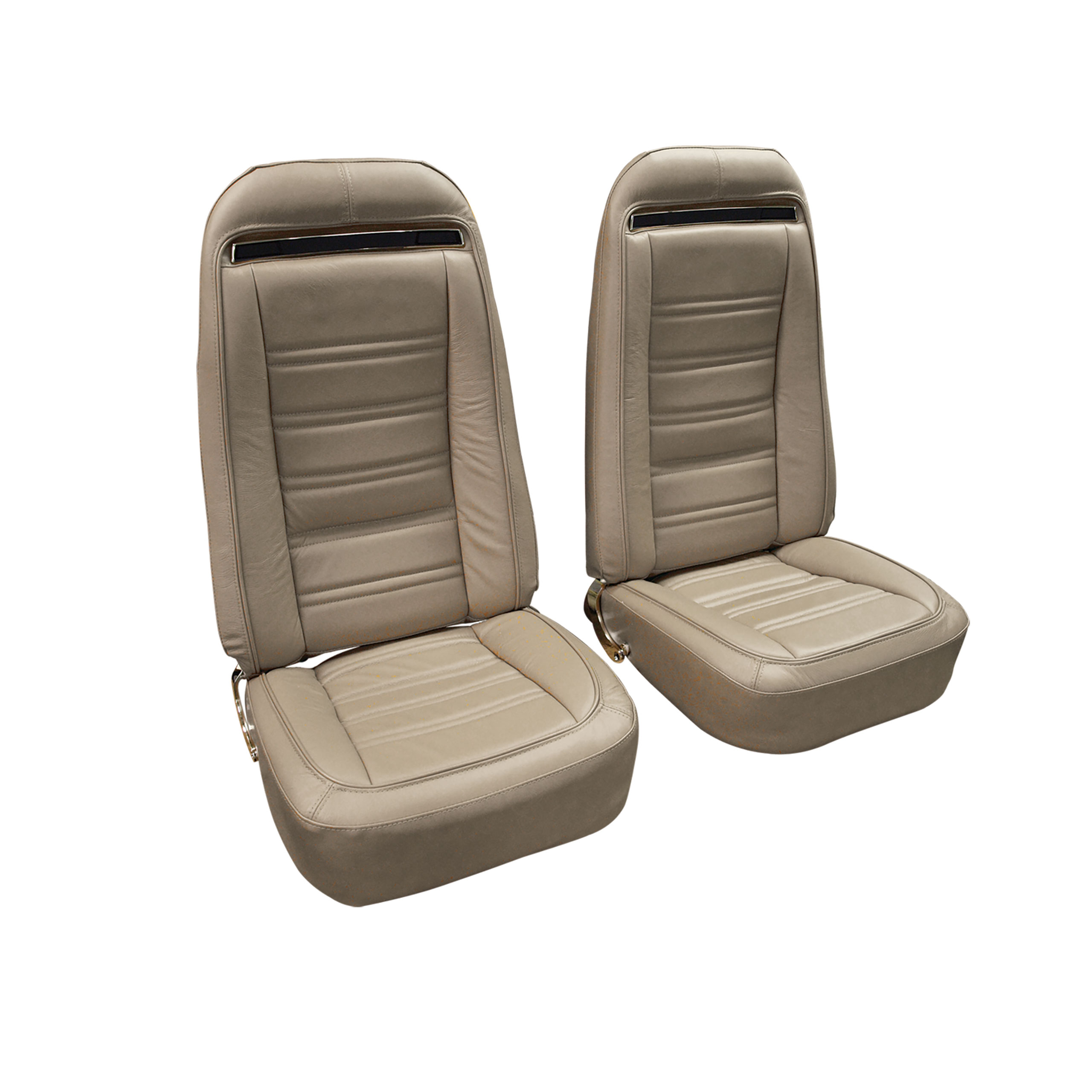 C3 1975 Chevrolet Corvette Reproduction Leather/Vinyl Seat Cover Set - CA