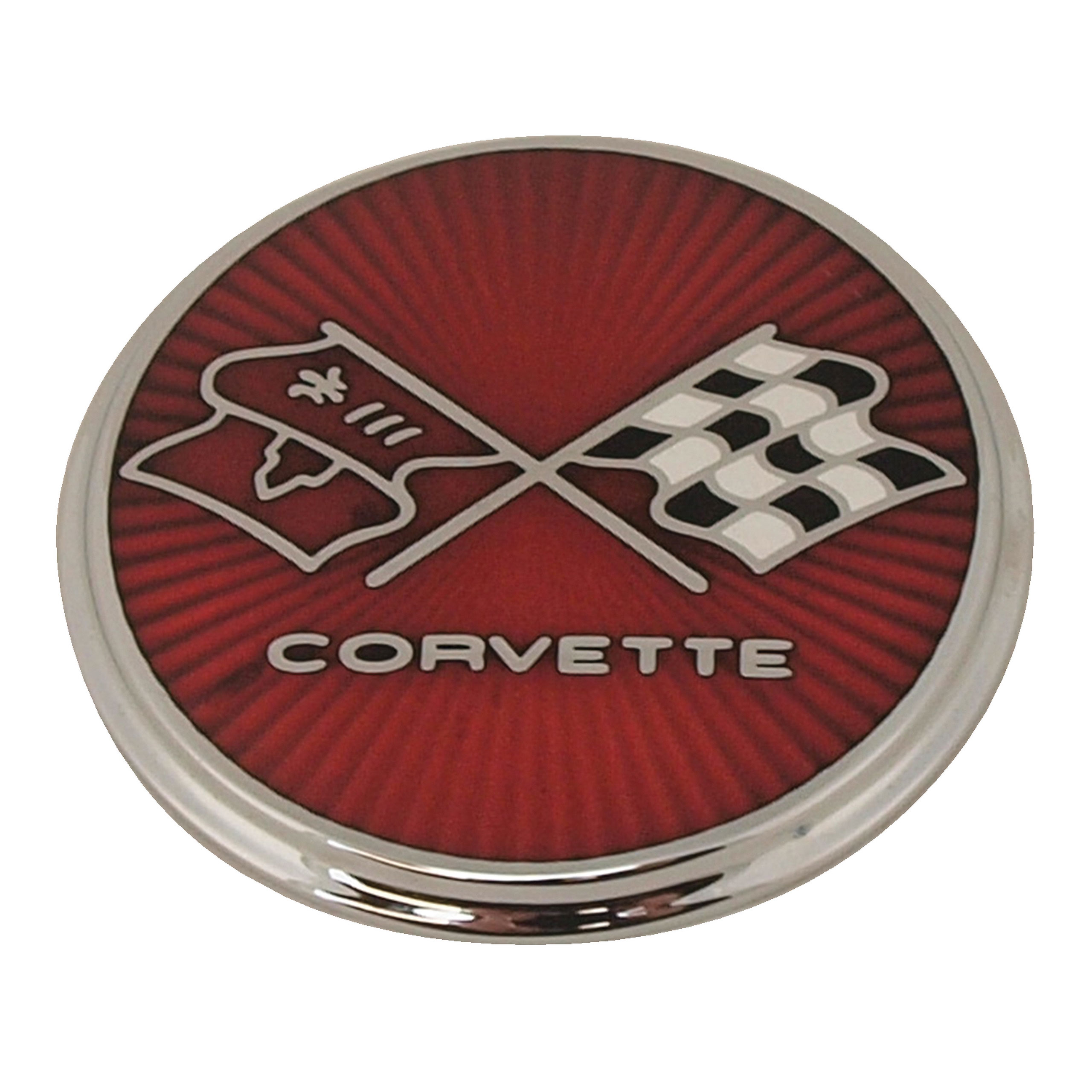 C3 1975-1976 Chevrolet Corvette Emblem. Gas Lid - CA