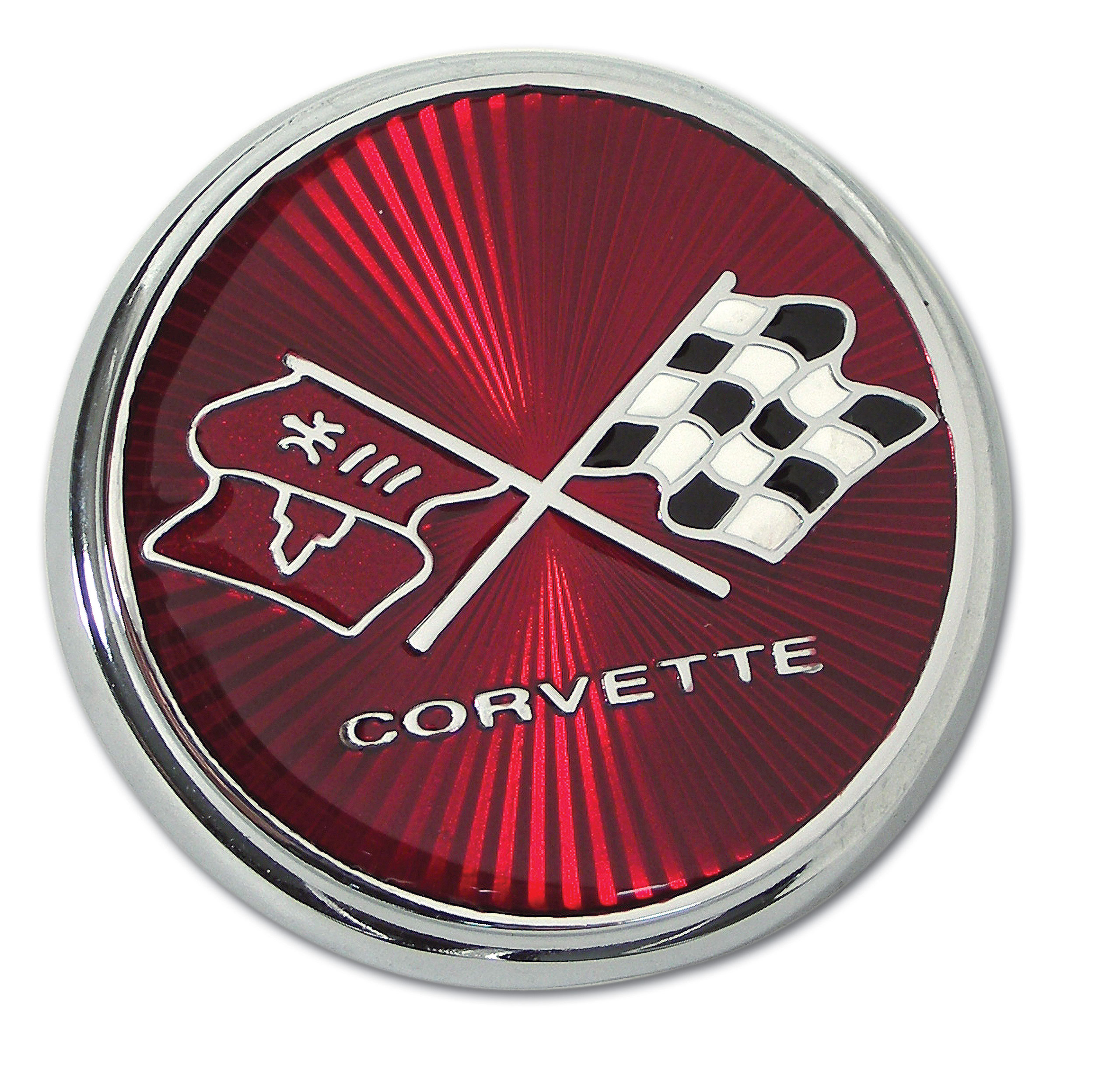 C3 1975-1976 Chevrolet Corvette Emblem. Nose - CA