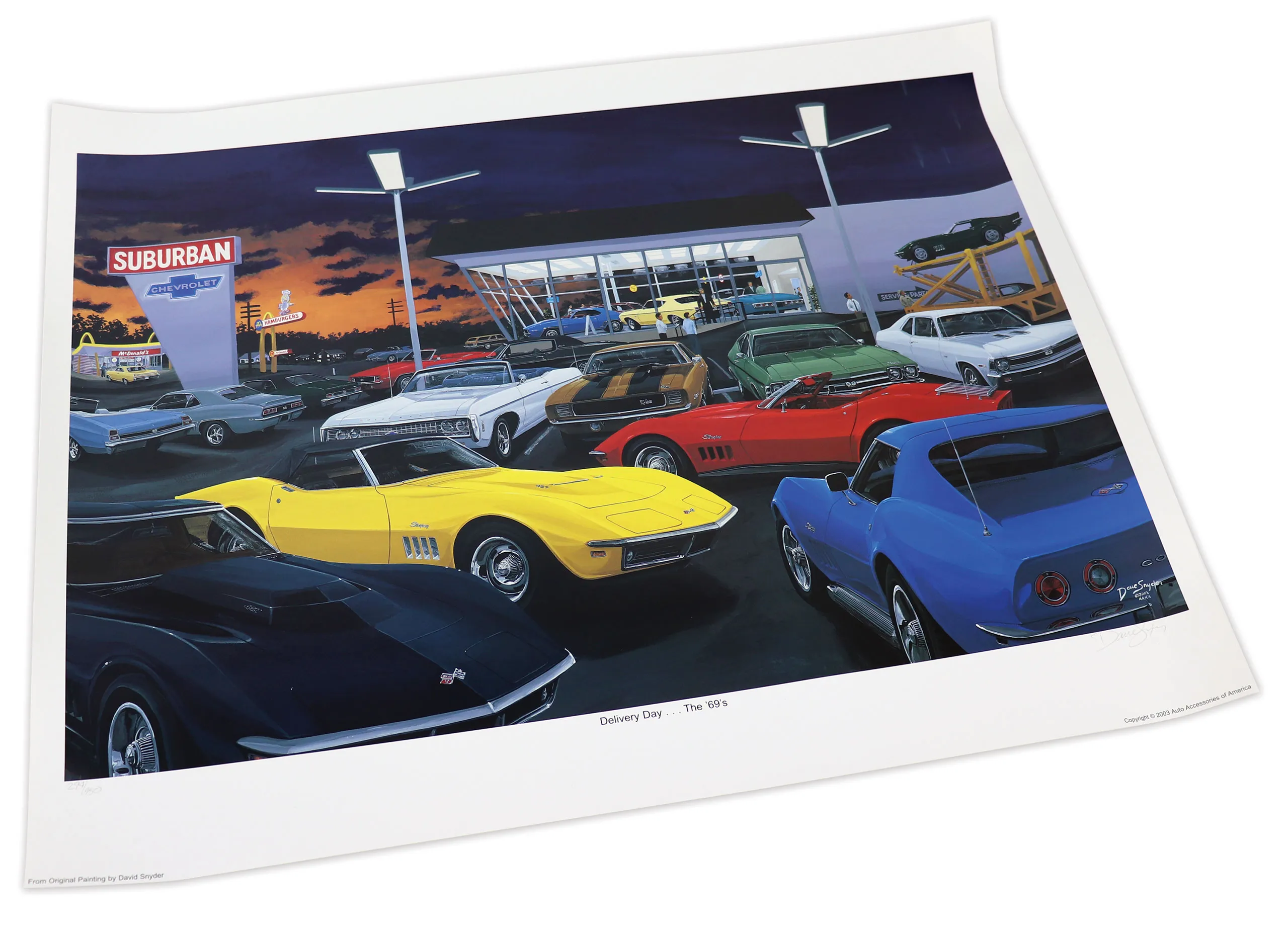 C3 1969 Chevrolet Corvette Delivery Day: The 69's Limited Edition Print - David Snyder